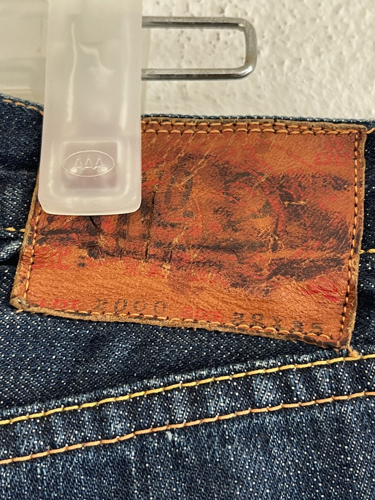 Evisu Evisu Lot 2000 Seagull Logo Selvedge Denim Jeans Size US 32 / EU 48 - 9 Thumbnail