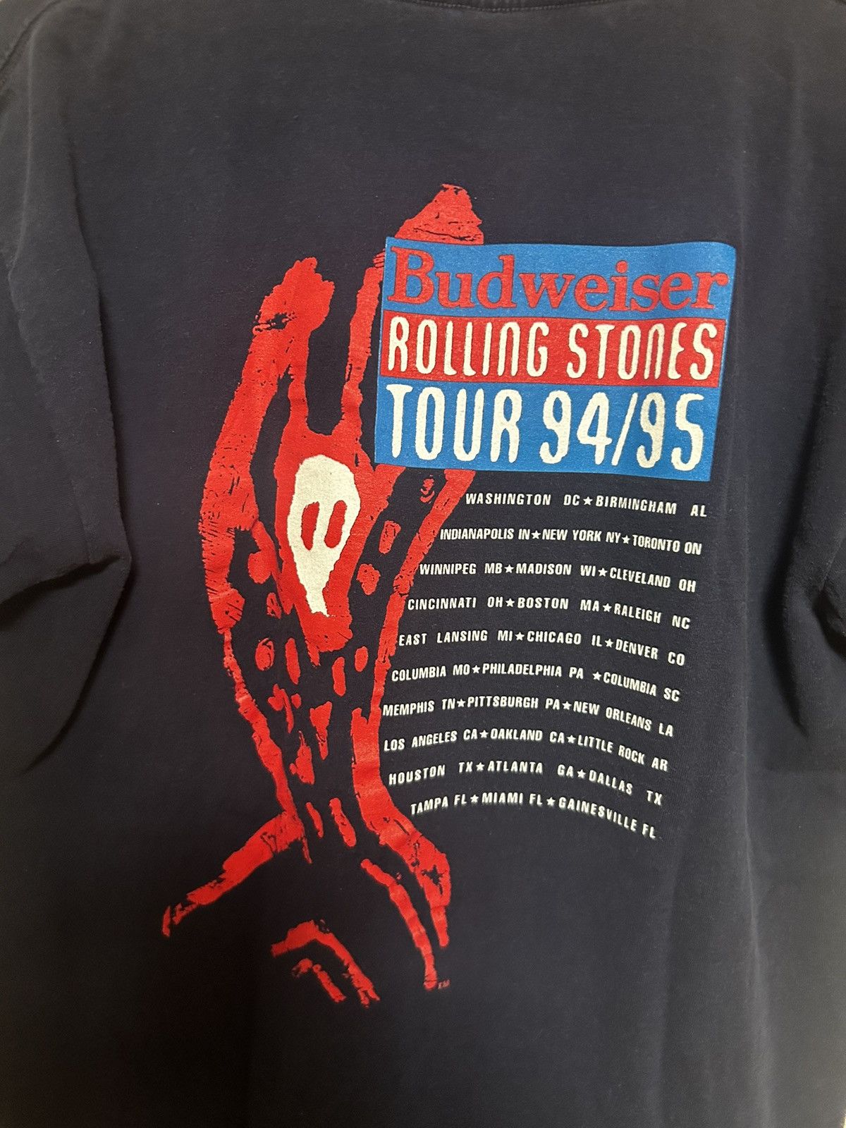 Budweiser × The Rolling Stones × Vintage 1994 Rolling Stones VOODOO LOUNGE Size US L / EU 52-54 / 3 - 5 Thumbnail