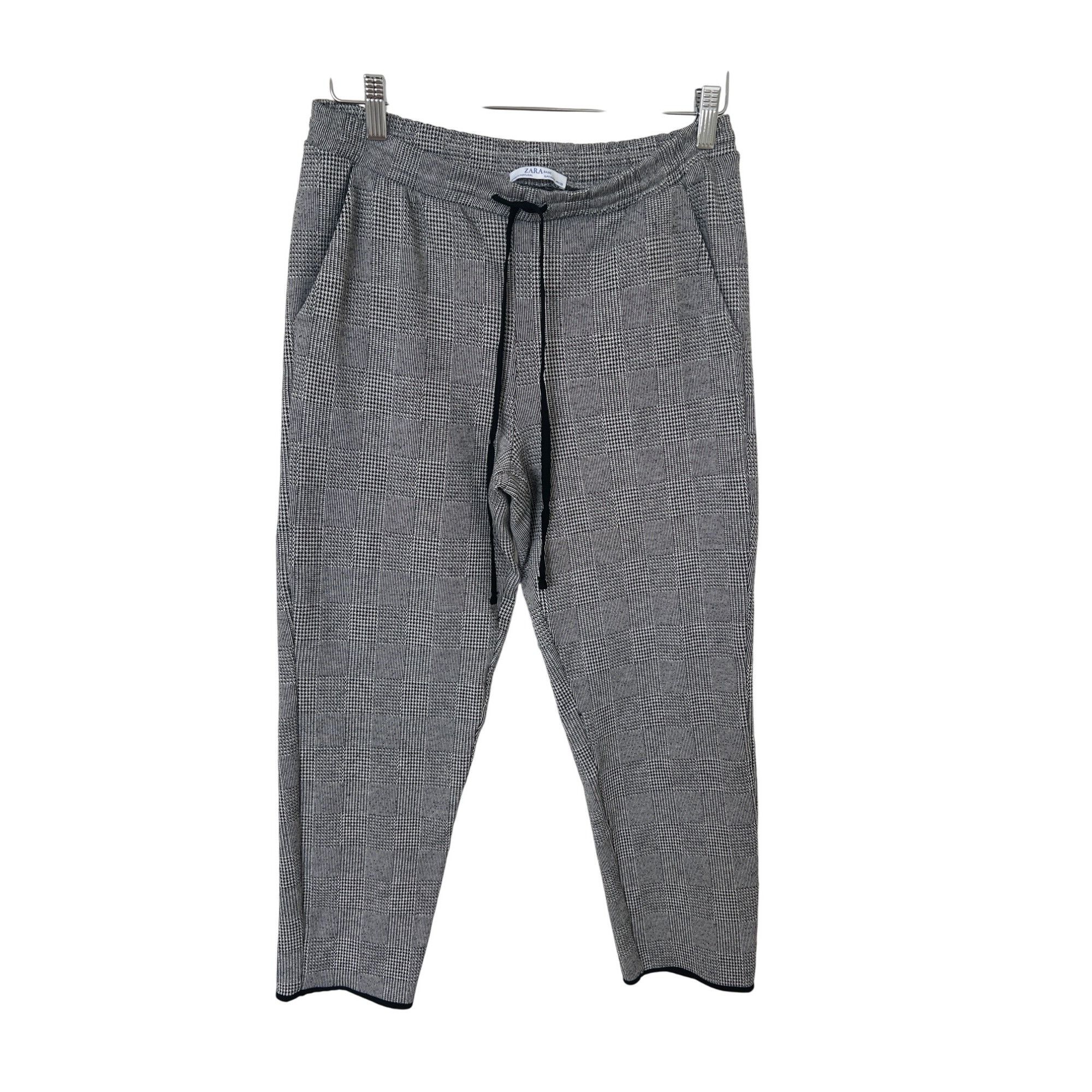 Zara Zara Basic Glen Check Plaid Lounge Pants Size 30" / US 8 / IT 44 - 1 Thumbnail