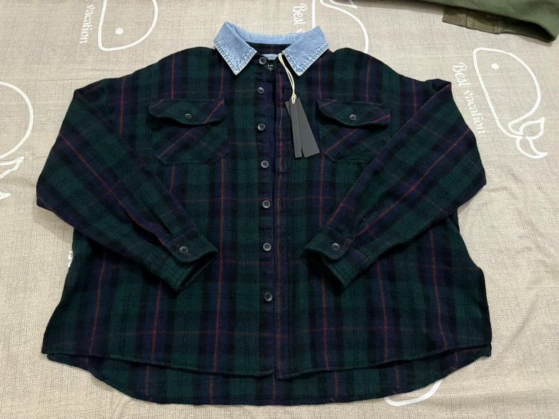 Fear of God Fear of God Green plaid denim collar Size US M / EU 48-50 / 2 - 1 Thumbnail