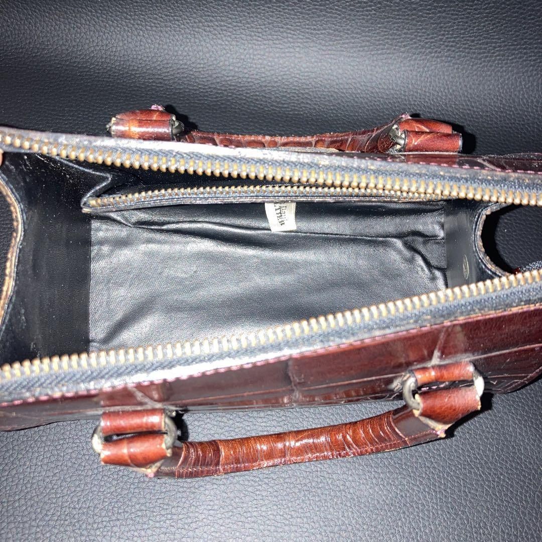 Jean Paul Gaultier Logo Crocodile Embossed 2 Way Shoulder Bag Size ONE SIZE - 5 Thumbnail