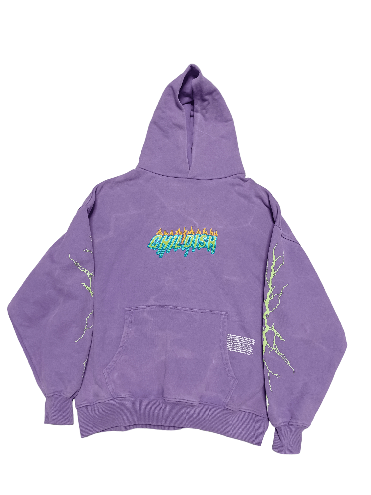 CHILDS CHILDISH FANTASTIC OVERSIZE HEAVY EMBROIDERED BIGLOGO HOODIE Size US S / EU 44-46 / 1 - 4 Thumbnail