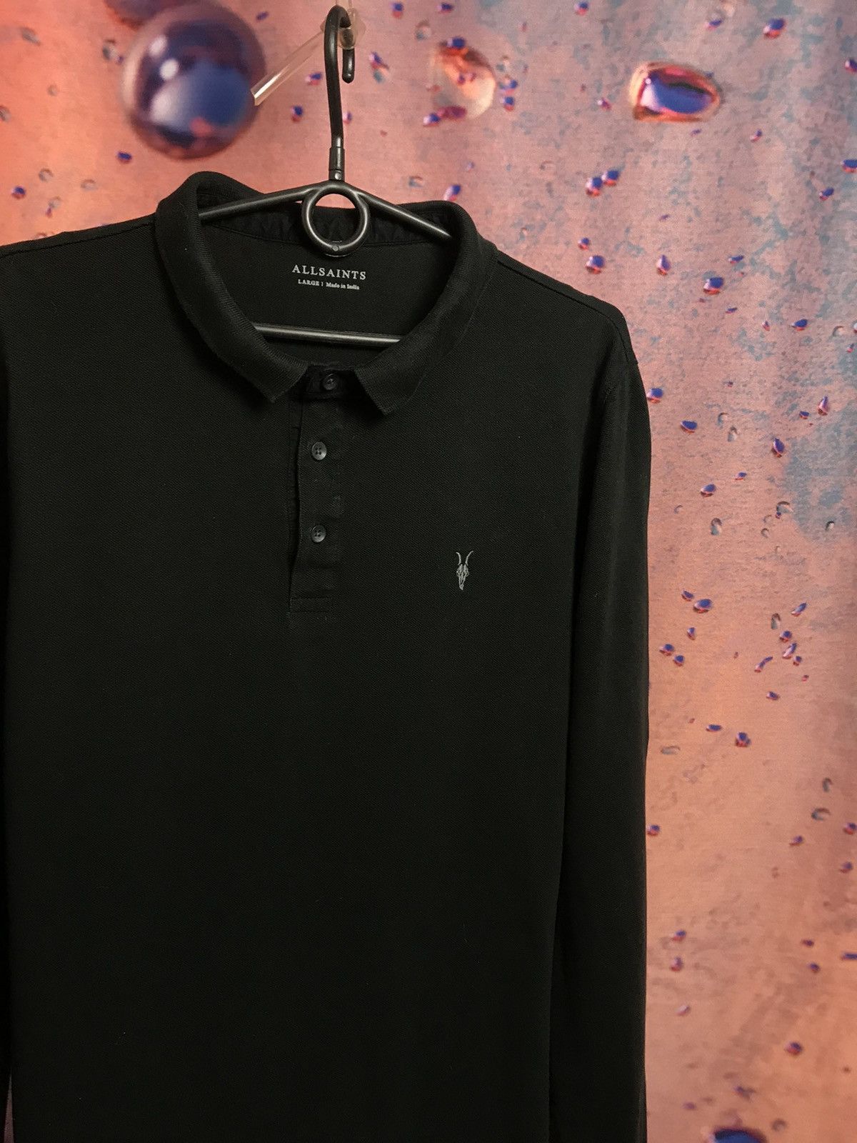 Allsaints Allsaints luxury streetwear longsleeve polo tee Size US M / EU 48-50 / 2 - 1 Thumbnail