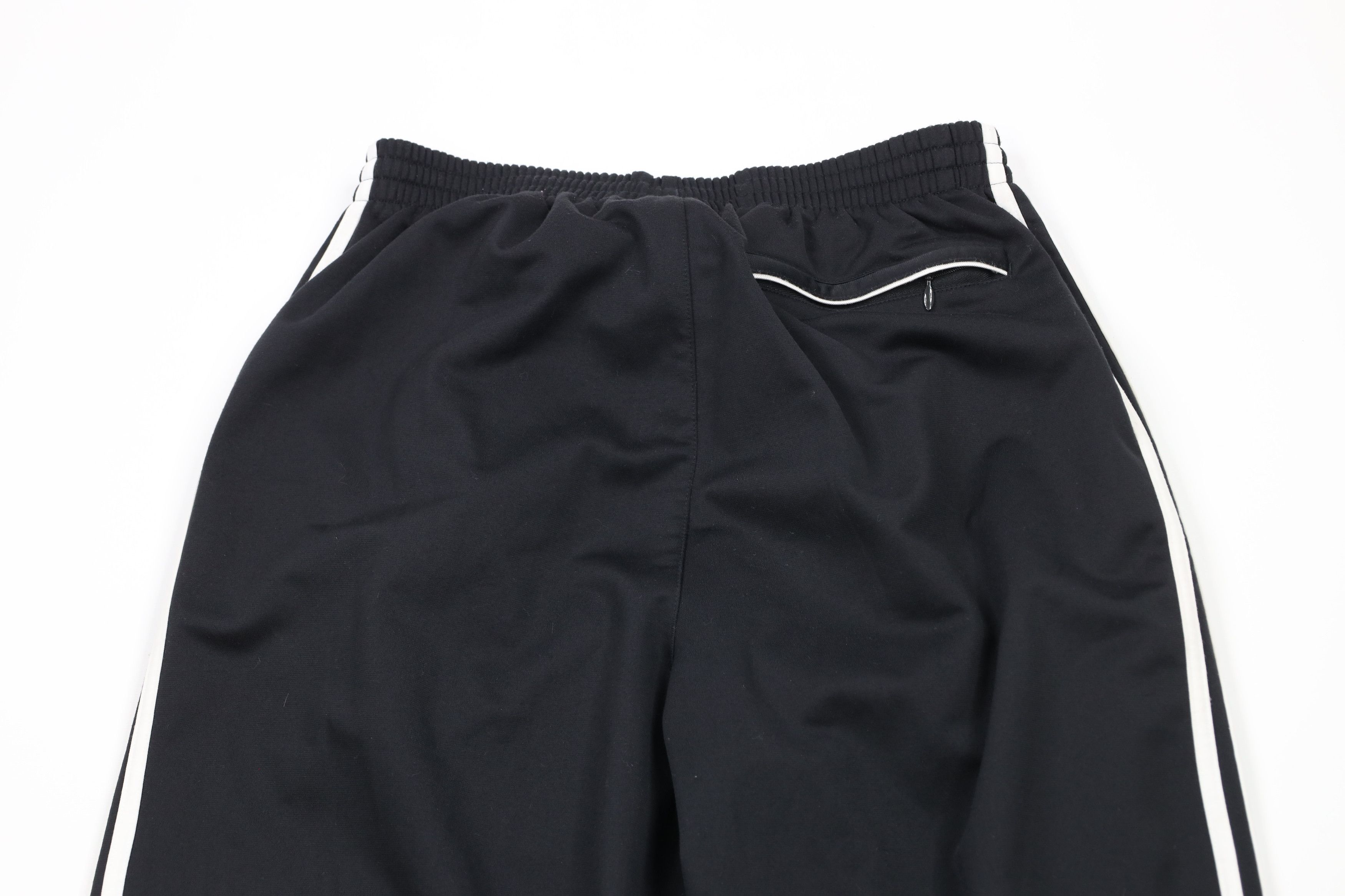 Adidas × Vintage Vintage 90s Y2K Adidas Striped Wide Leg Sweatpants Black Size US 36 / EU 52 - 12 Thumbnail