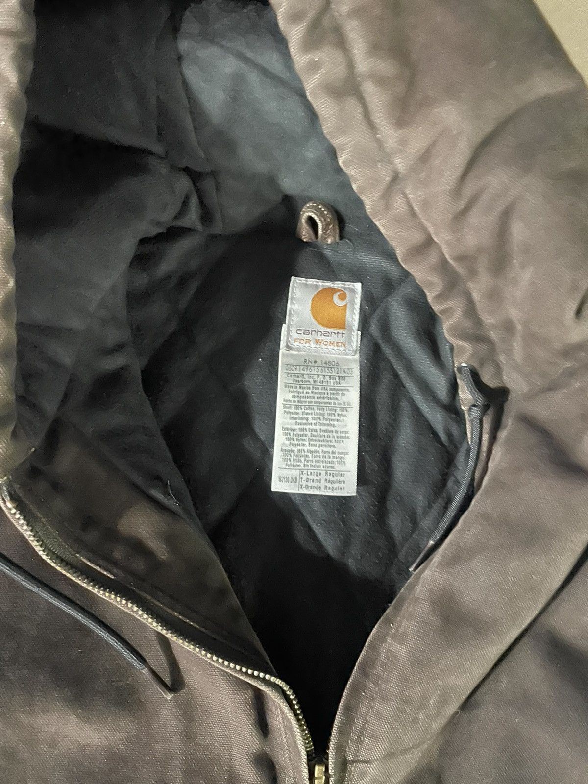 Carhartt Brown Carhartt Jacket Size XL / US 12-14 / IT 48-50 - 3 Thumbnail
