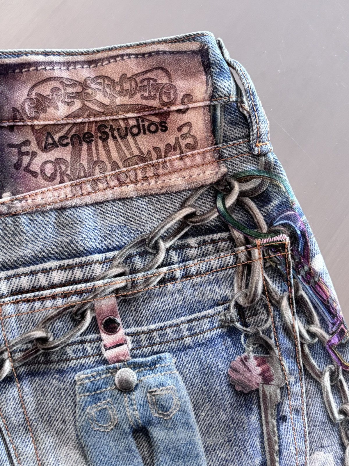 Acne Studios Acne Studios TOL Keychains Jeans Size US 28 / EU 44 - 8 Thumbnail