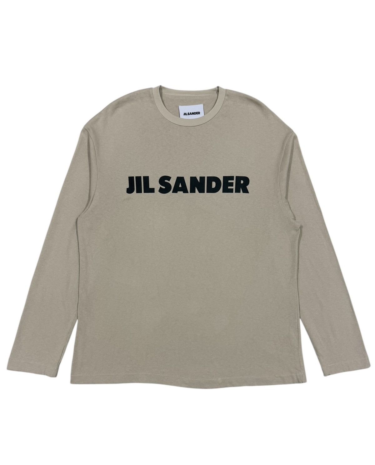 Jil Sander Authentic✅Jil Sander Longsleeve Logo Tee Size US M / EU 48-50 / 2 - 1 Thumbnail