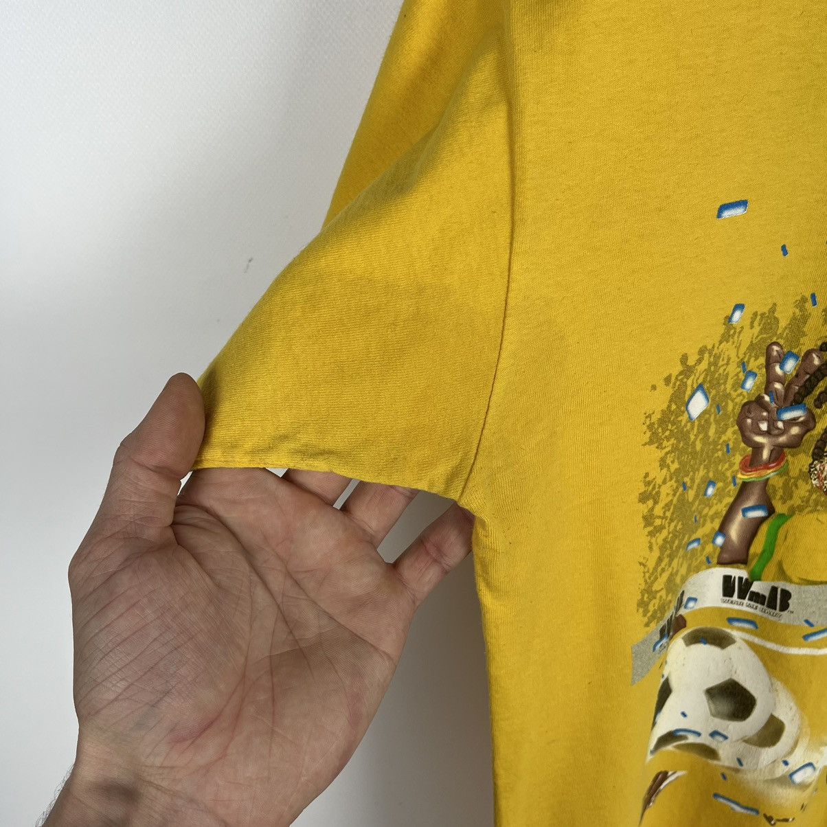 Vintage Vintage Brazil 10 True football fans Humor y2k weed tee 90’s Size US S / EU 44-46 / 1 - 10 Thumbnail