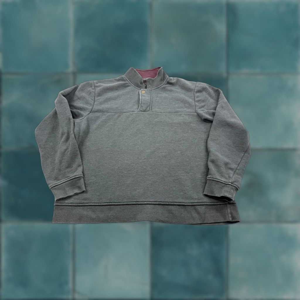 Orvis Orvis Sweatshirt Mens XL Gray Quarter Zip Mock Neck Pullover Outdoors Casual Size US XL / EU 56 / 4 - 1 Thumbnail