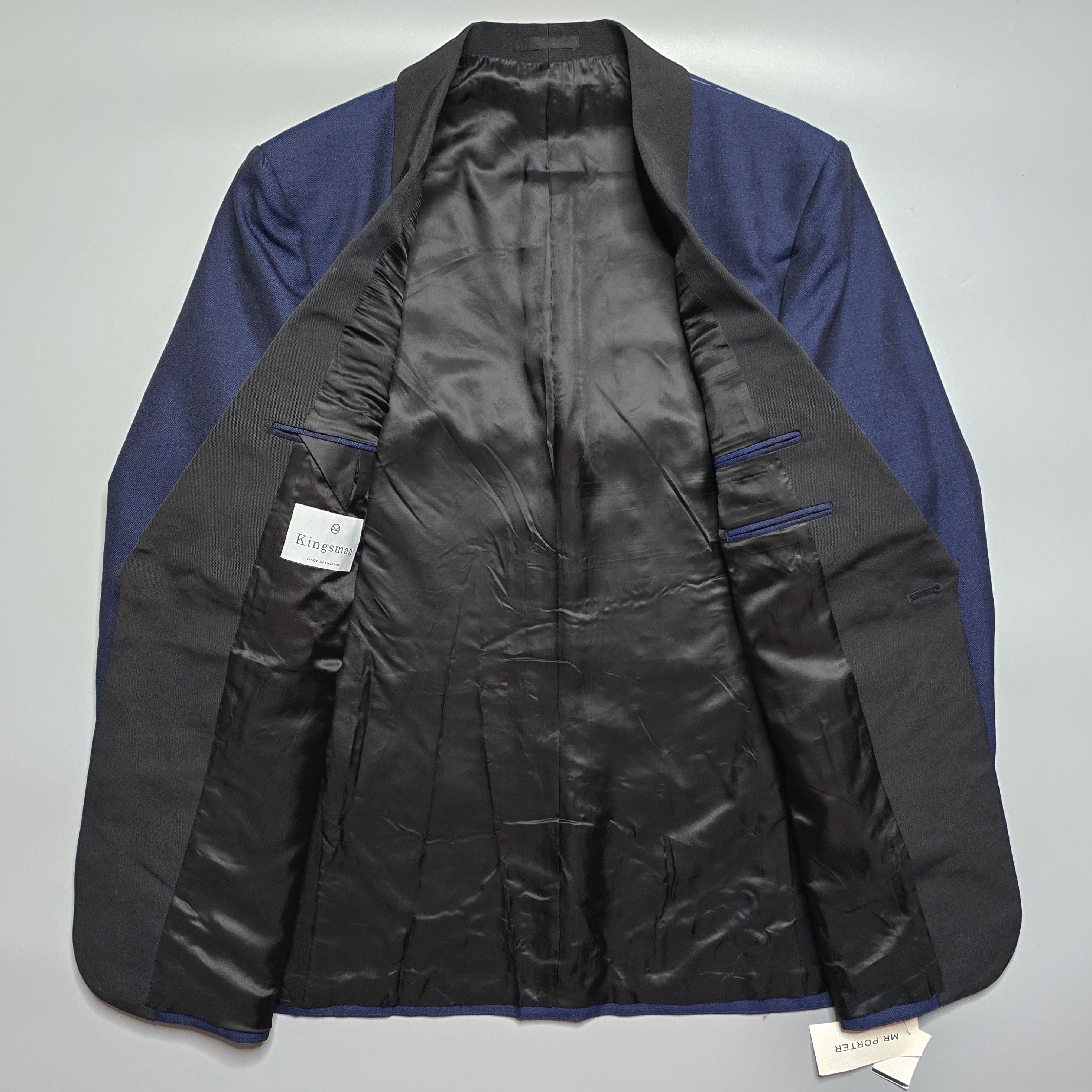 Kingsman Kingsman - Wool Mohair Tuxedo Jacket Size 44R - 3 Thumbnail
