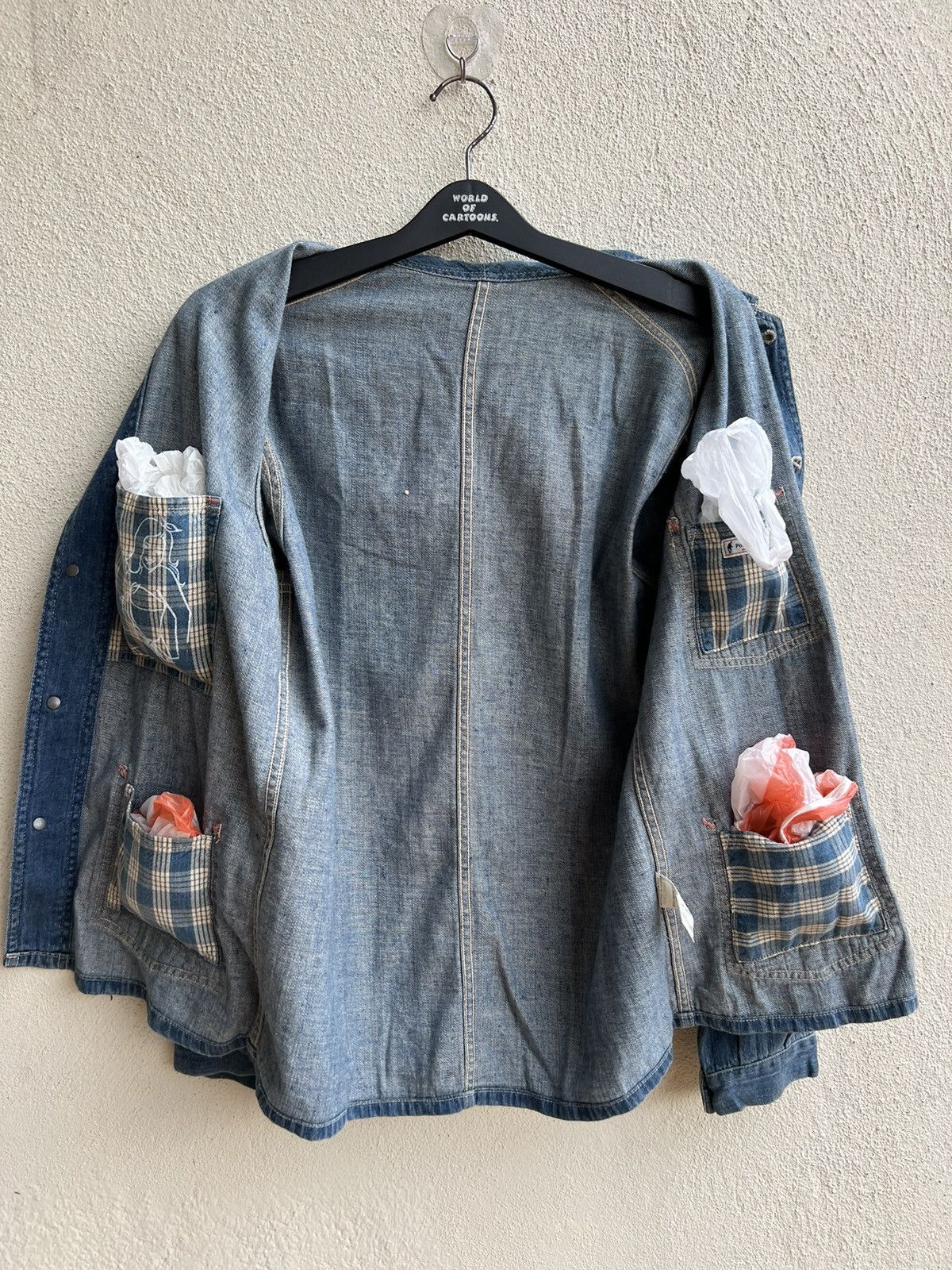 Porter Classic Porter Classic Light Denim Multiple Pocket Chore Jacket Size US S / EU 44-46 / 1 - 22 Thumbnail