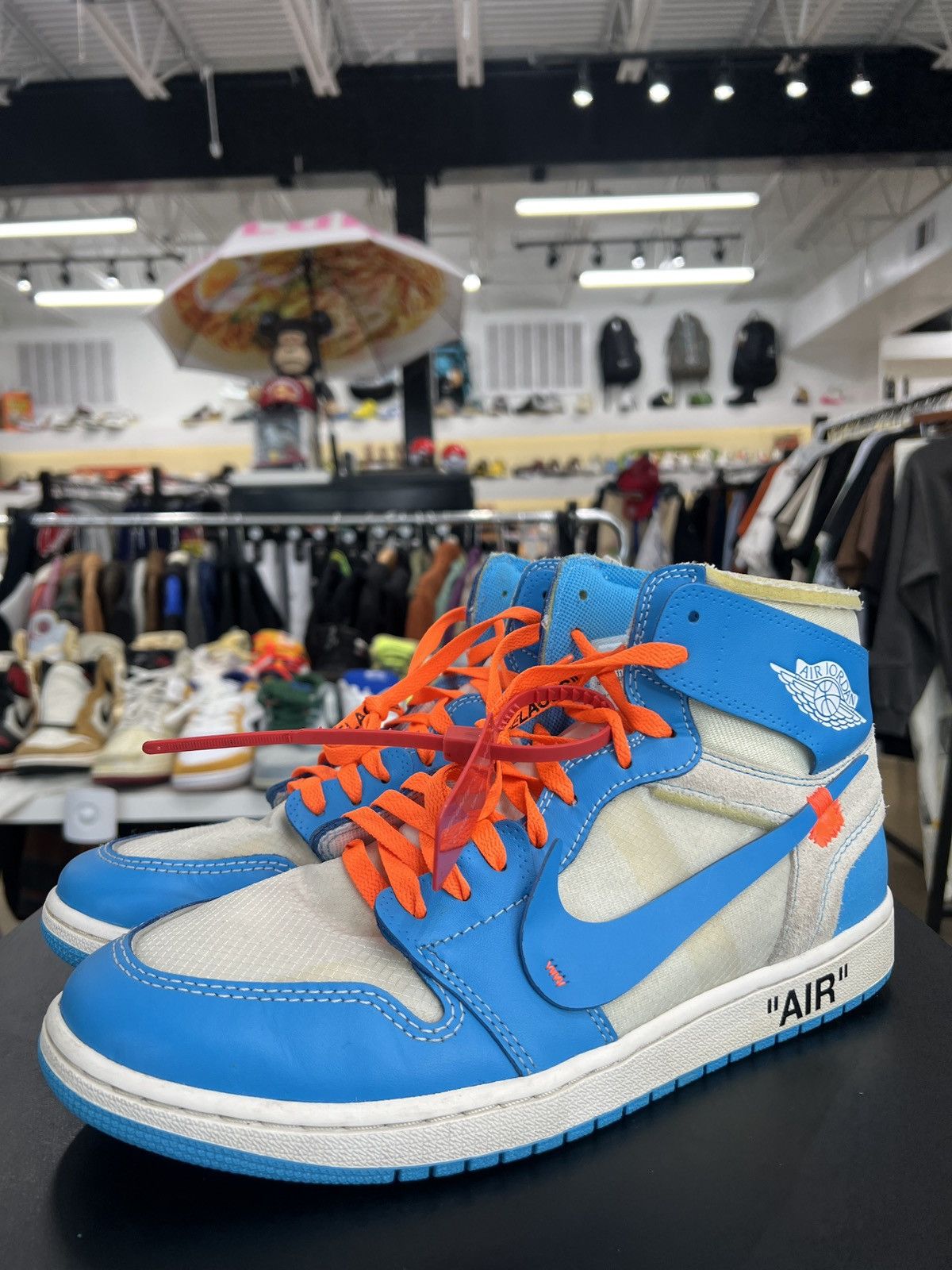 Jordan Brand Nike Off White Air Jordan 1 Off White University Blue Sz. 12 2018 Grailed