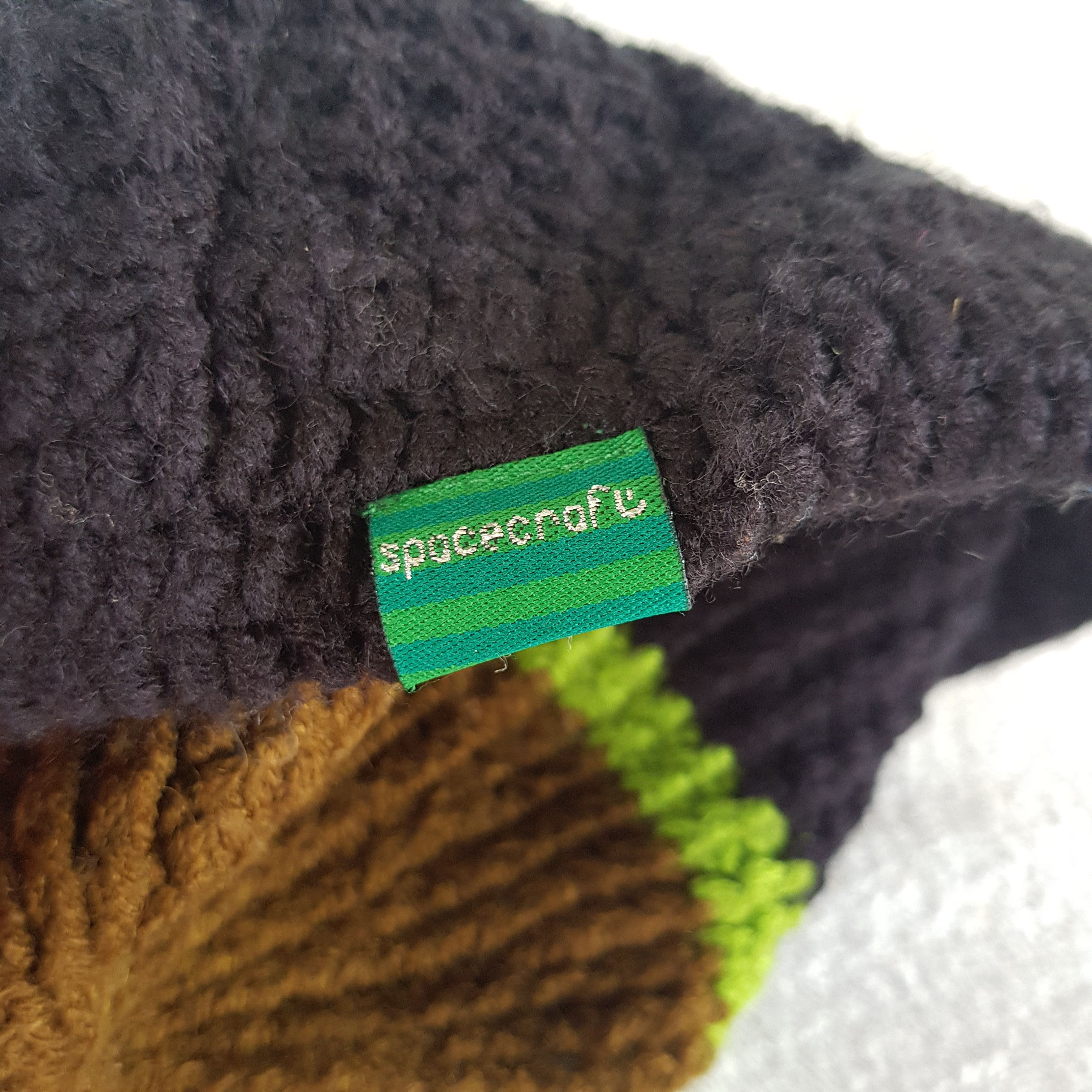 Japanese Brand Vintage Spacecraft Beanie Ribbed Knit Brim Snow Caps Hats. Size ONE SIZE - 8 Thumbnail