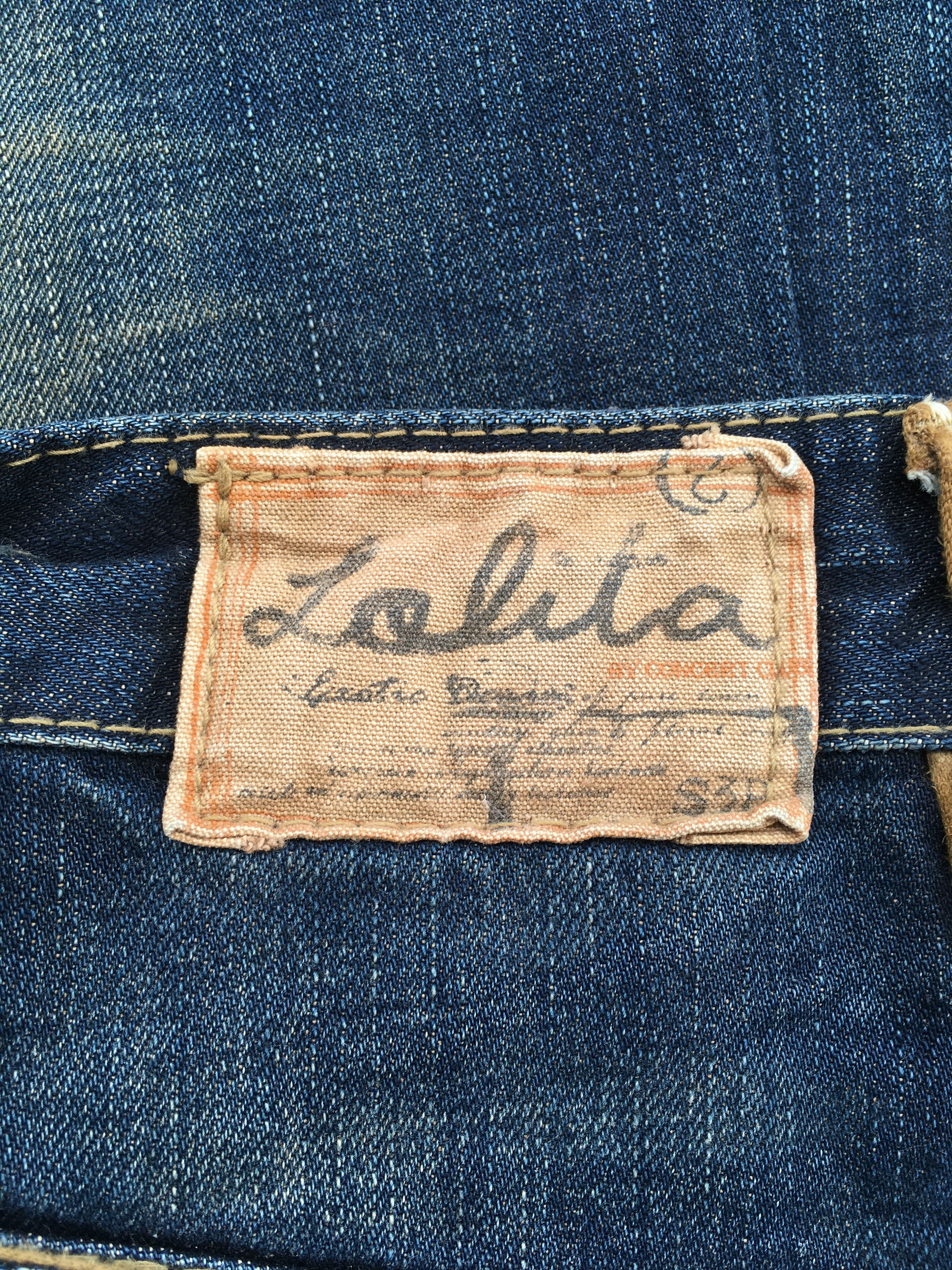 Japanese Brand × Jean Japanese embellished slim straight jeans D-1104 Size US 29 - 9 Thumbnail