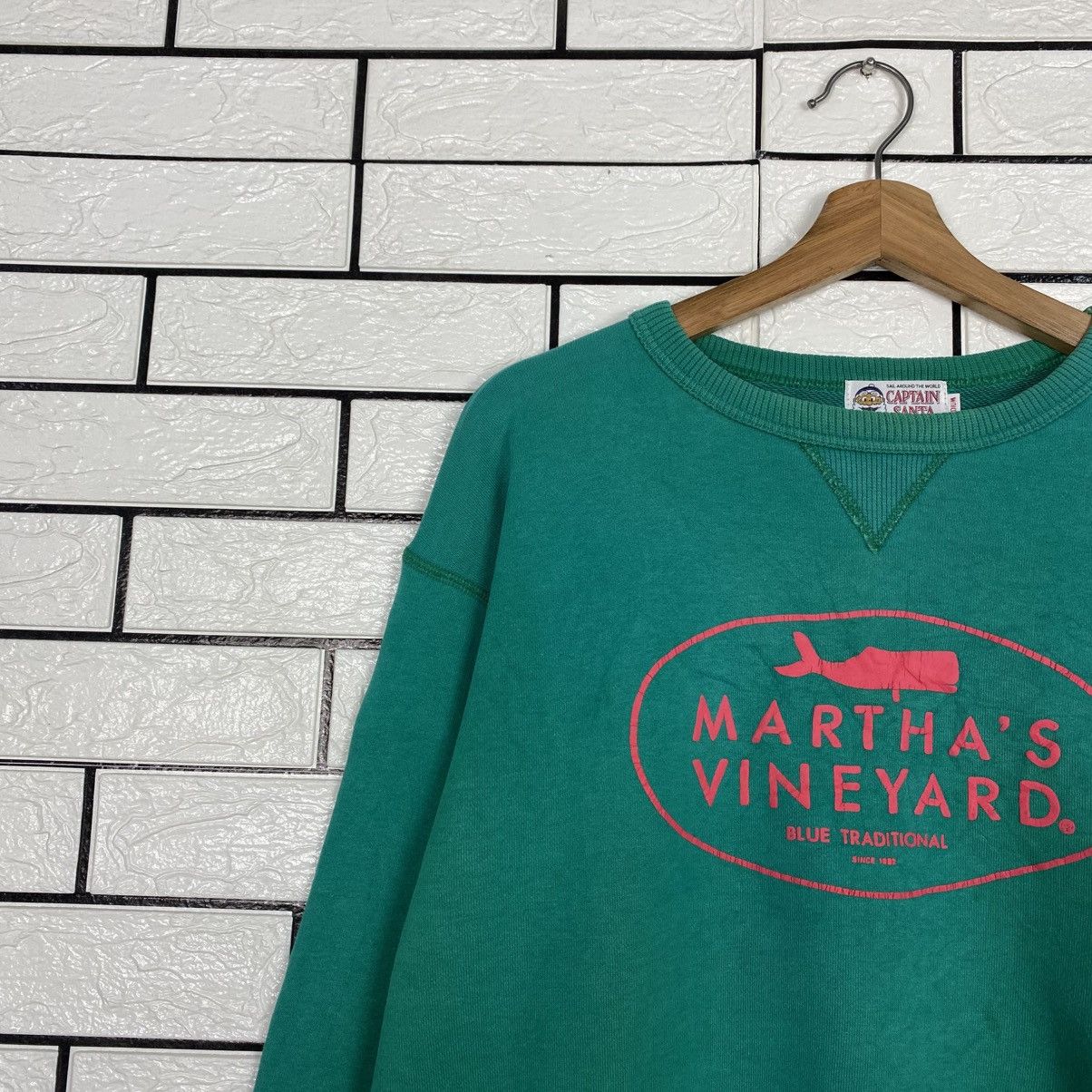 Japanese Brand Vintage Sweatshirt Crewneck Captain Santa Big Logo Size US M / EU 48-50 / 2 - 8 Thumbnail