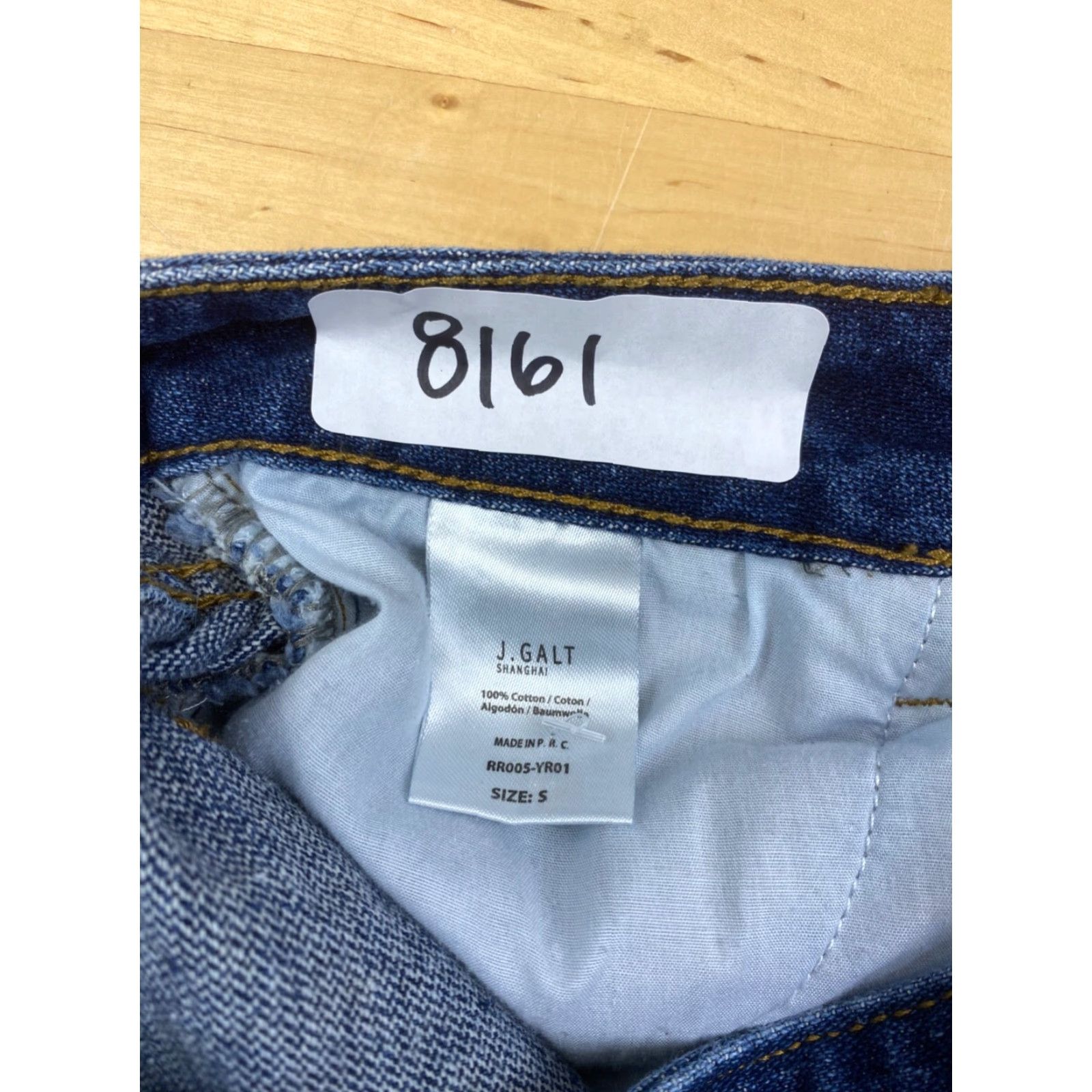 Other VINTAGE J Galt Jeans Womens S Blue Denim Button Fly Straight Size 28" / US 6 / IT 42 - 4 Thumbnail