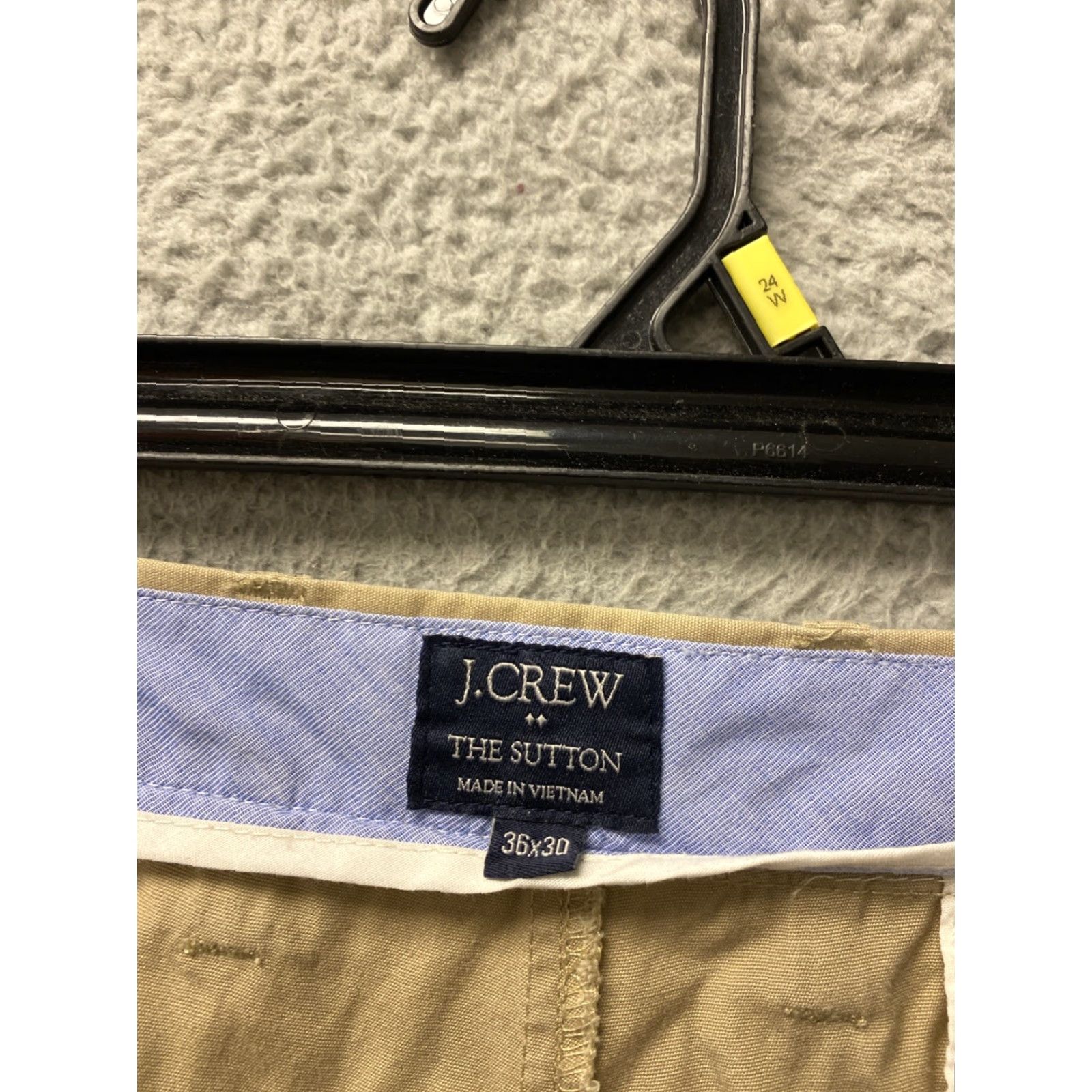 J.Crew VINTAGE J.CREW Men's Pants 36x30 Chino Straight Cotton Tan Office Casual Travel Size US 36 / EU 52 - 3 Thumbnail