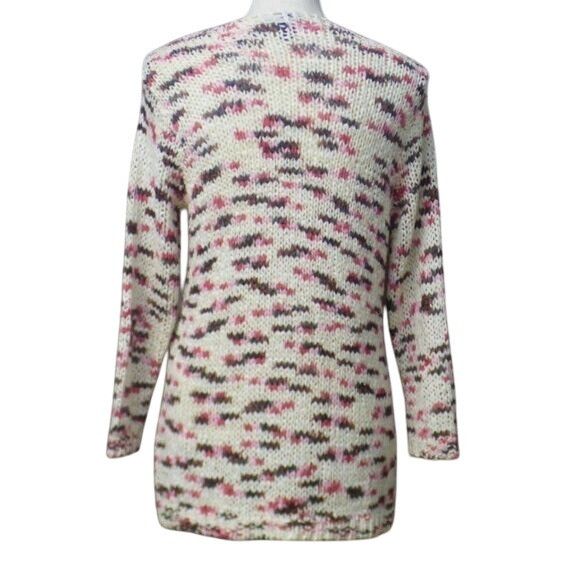 Other H&M Women’s Knit V-neck Sweater, White-multi, M Size M / US 6-8 / IT 42-44 - 4 Thumbnail