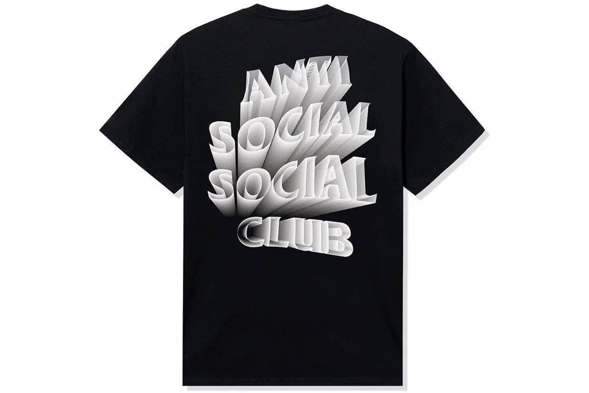 Image of Anti Social Social Club Unbearable Tee in Black, Men's (Size 2XL)