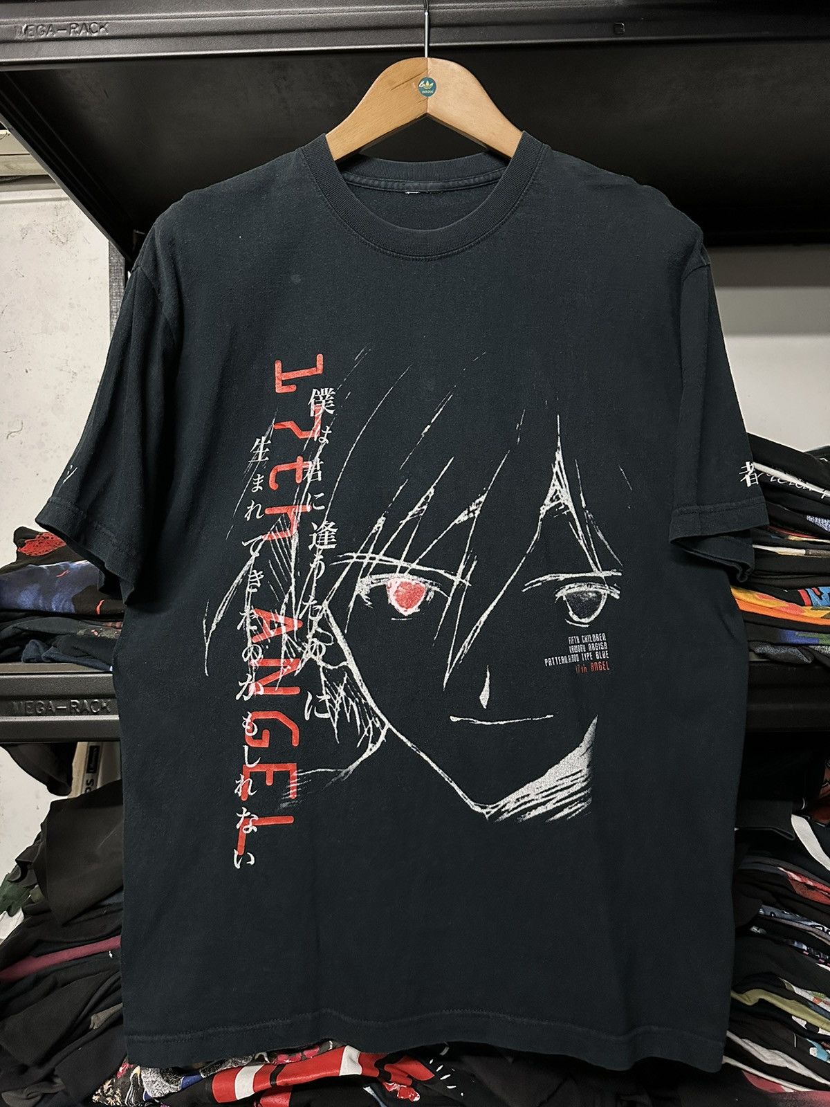 Anime Vintage Evangelion 17th Angel Anime Sun Faded Tee Size US L / EU 52-54 / 3 - 1 Thumbnail
