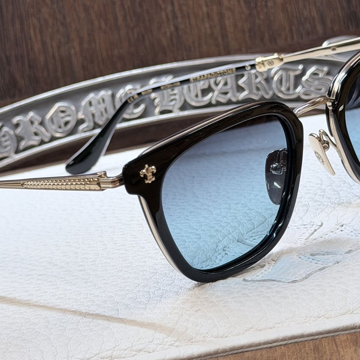 Chrome Hearts Chrome Hearts Strapadictome ‘Ocean’s Depth’ Sunglasses Size ONE SIZE - 12 Thumbnail