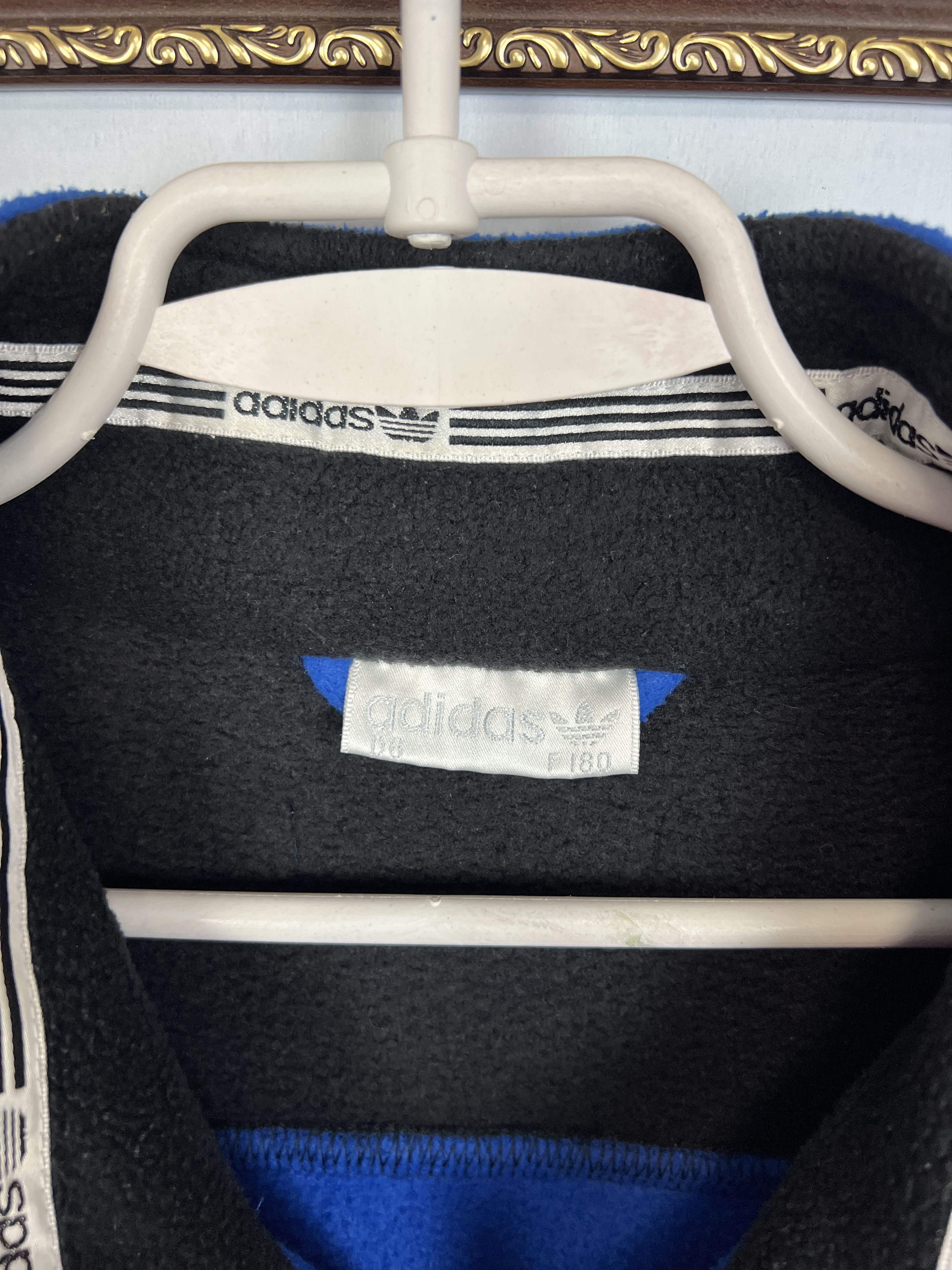 Adidas Vintage 90's Adidas FC Schalke 04 Template Jacket Fleece Size US M / EU 48-50 / 2 - 8 Thumbnail