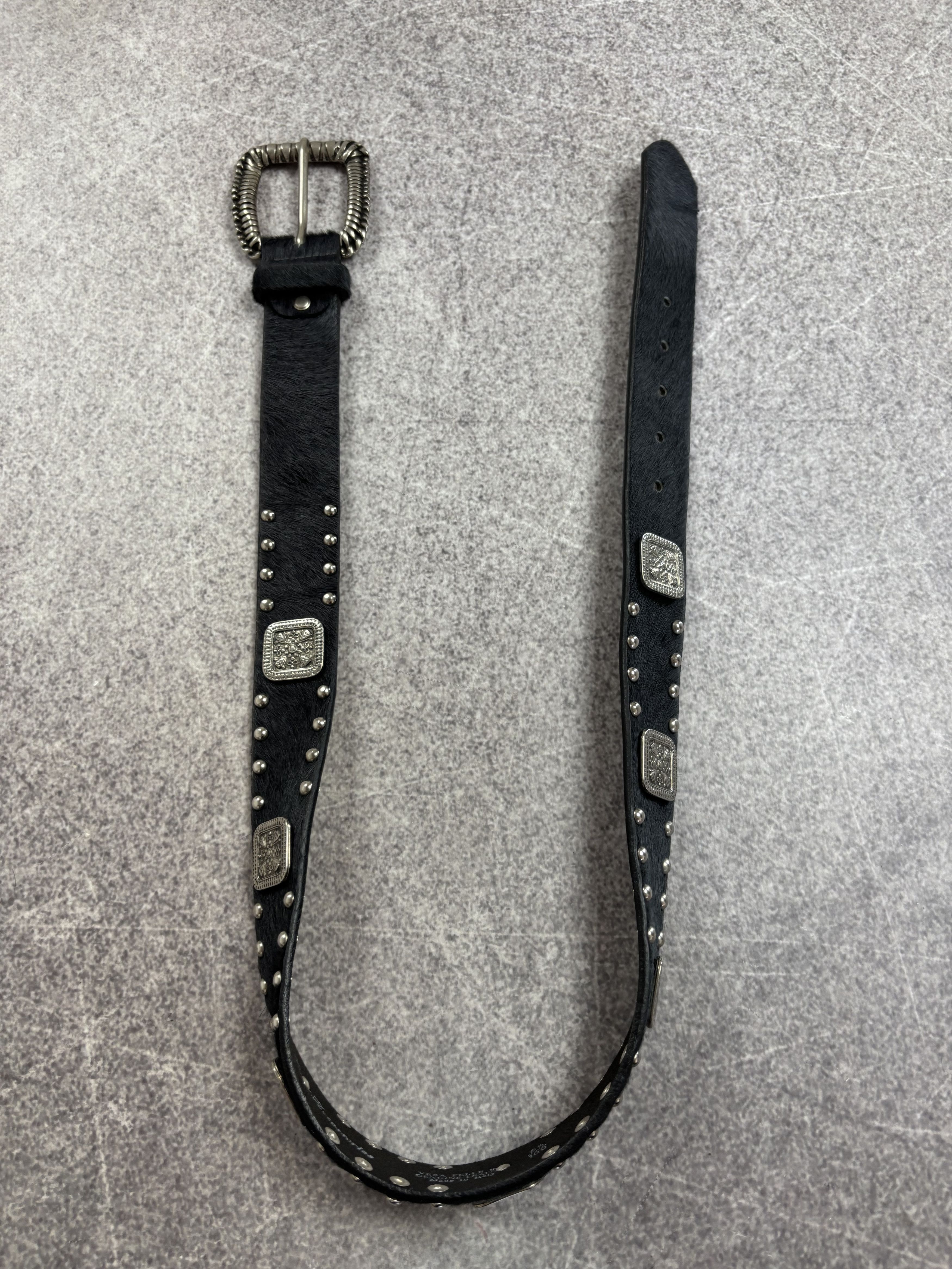 Hysteric Glamour 🔥FUR VTG HYSTERIC GLAMOUR IF WAS SIX NINE VIbe LEATHER BELT Size ONE SIZE - 1 Thumbnail