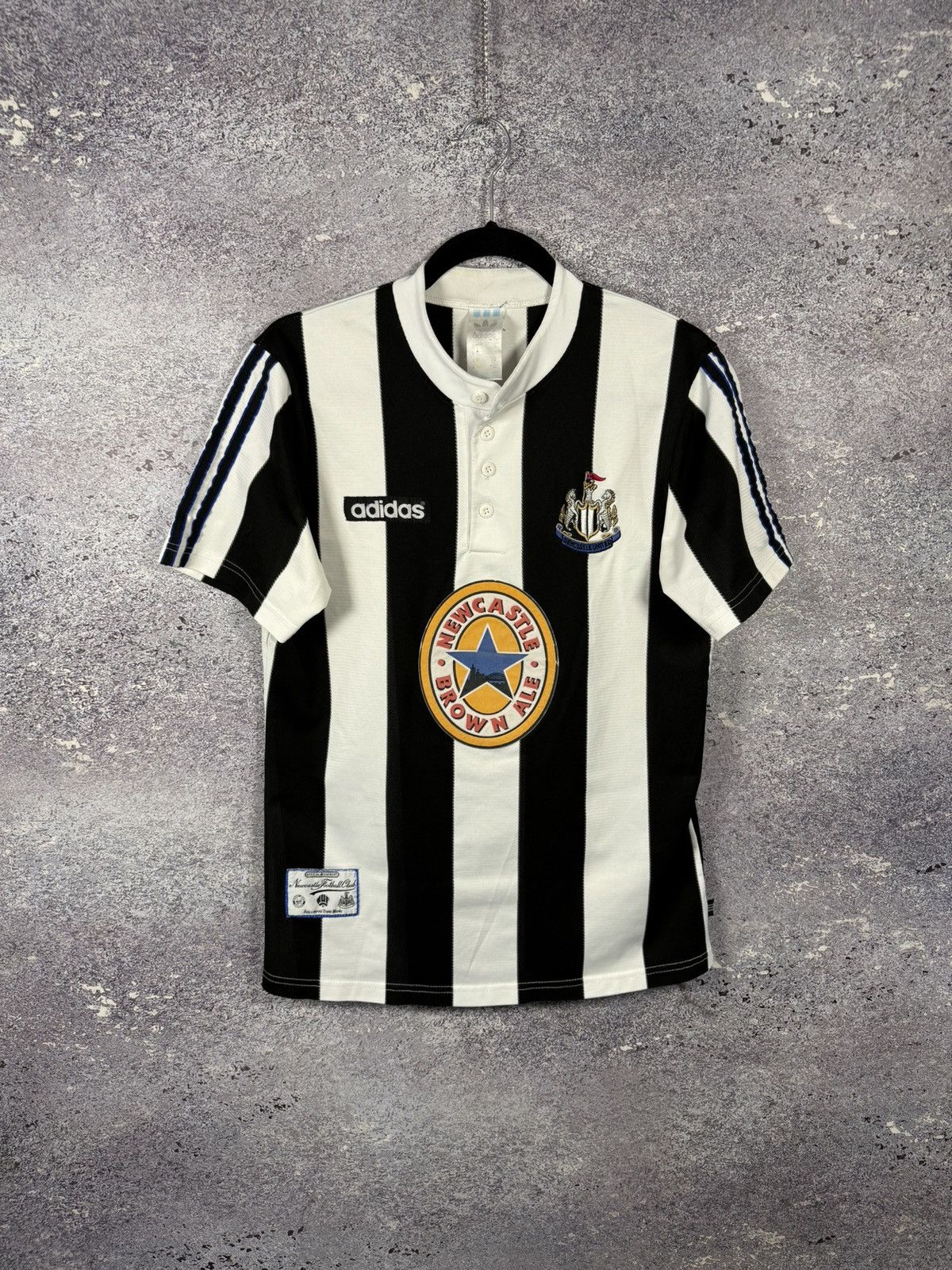 Adidas × Vintage 90’s Vintage Newcastle United 1995/96 Adidas Soccer Jersey Size US S / EU 44-46 / 1 - 1 Thumbnail