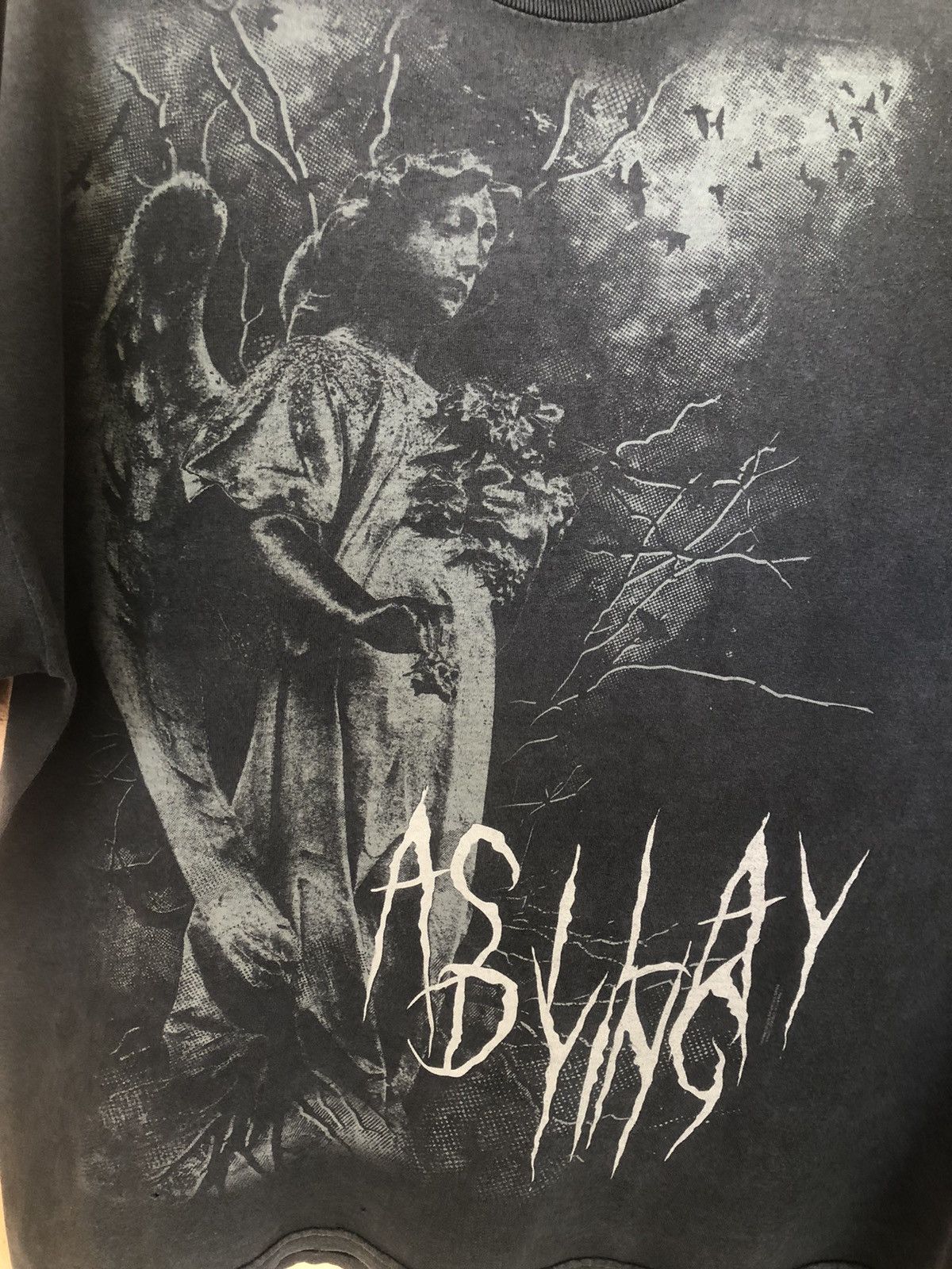 Band Tees × Vintage Vintage As I Lay Dying Distressed Metal Tee Size US XL / EU 56 / 4 - 3 Thumbnail