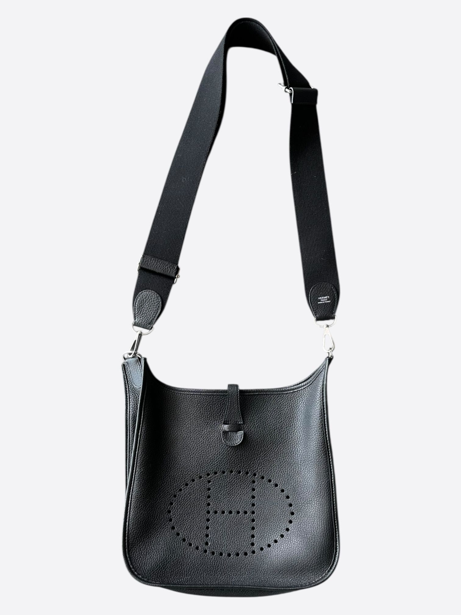 Hermes Hermes Black Clemence Evelyn III Size ONE SIZE - 1 Thumbnail