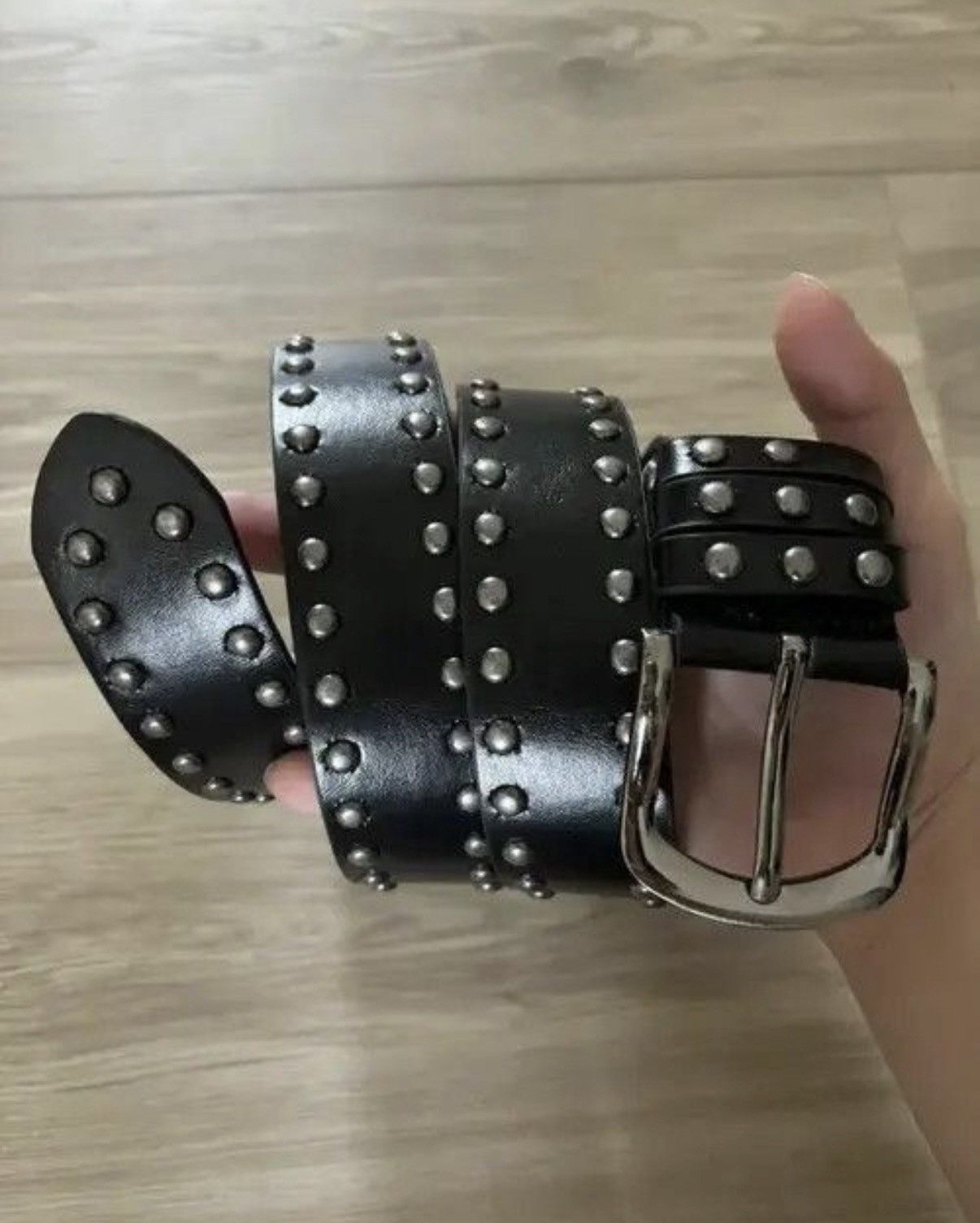 Japanese Brand Rock Studded Belt Size ONE SIZE - 1 Thumbnail