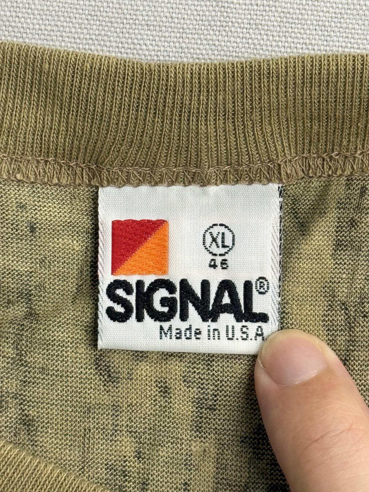 Signal Sport Vintage 80s Real Tree T-shirt Vertical Camo Pocket Tee XL Size US XL / EU 56 / 4 - 2 Thumbnail