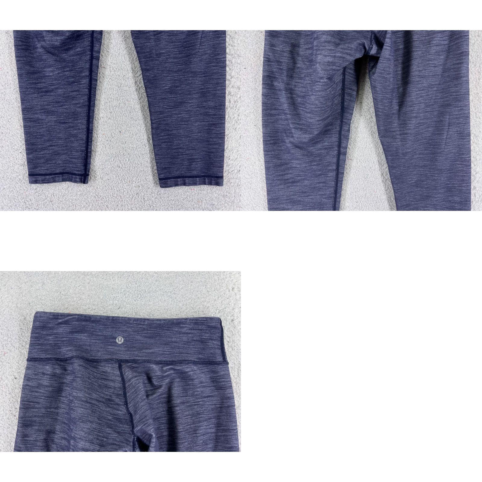 Lululemon VINTAGE Lululemon Wunder Under Crop Pants Women 6 Blue 20" Inseam Cropped Pockets Athleisure Size 28" / US 6 / IT 42 - 9 Thumbnail