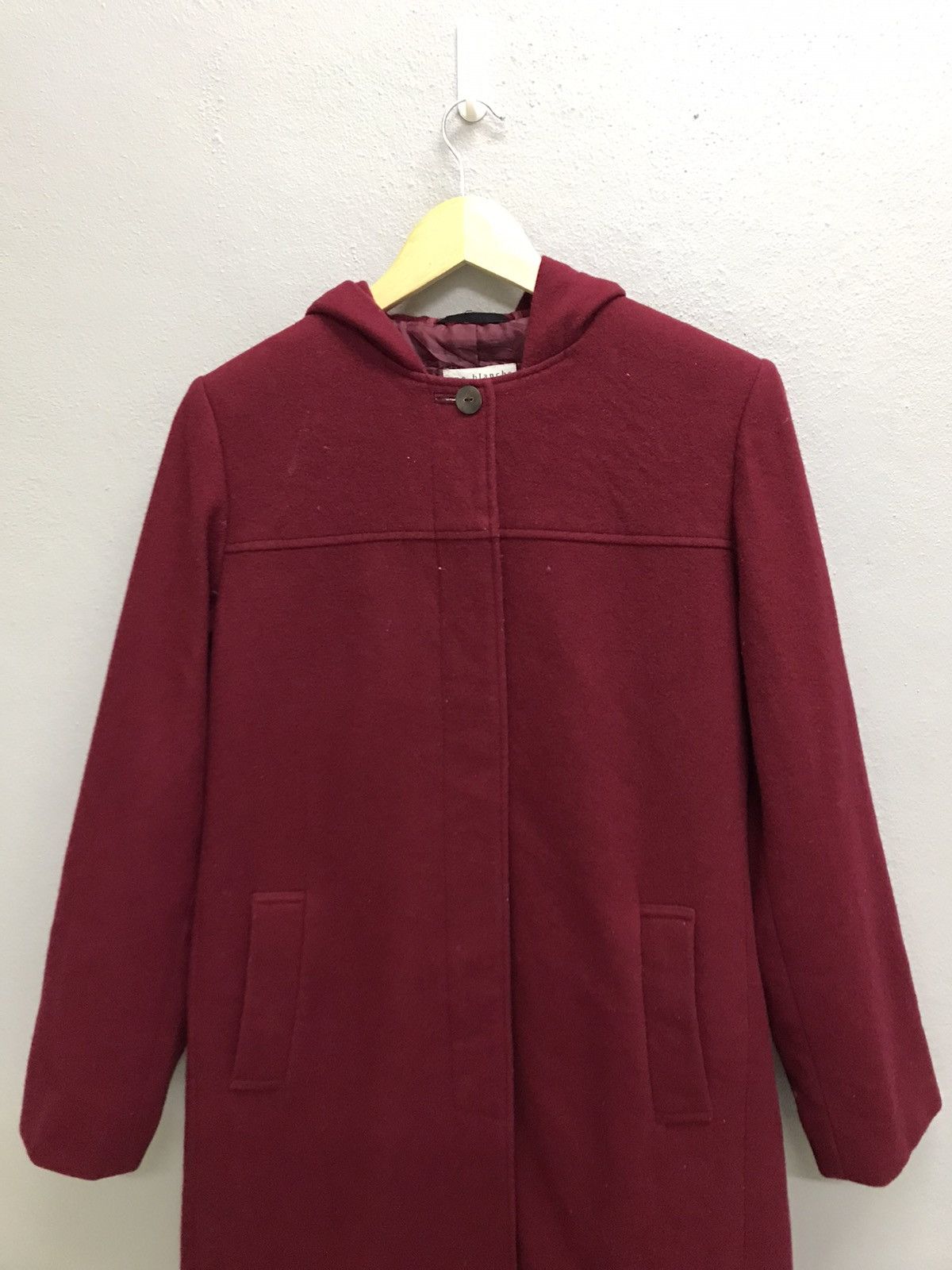 VINTAGE RUE BLANCHE WOOL COAT JACKET HOODIE Menswear