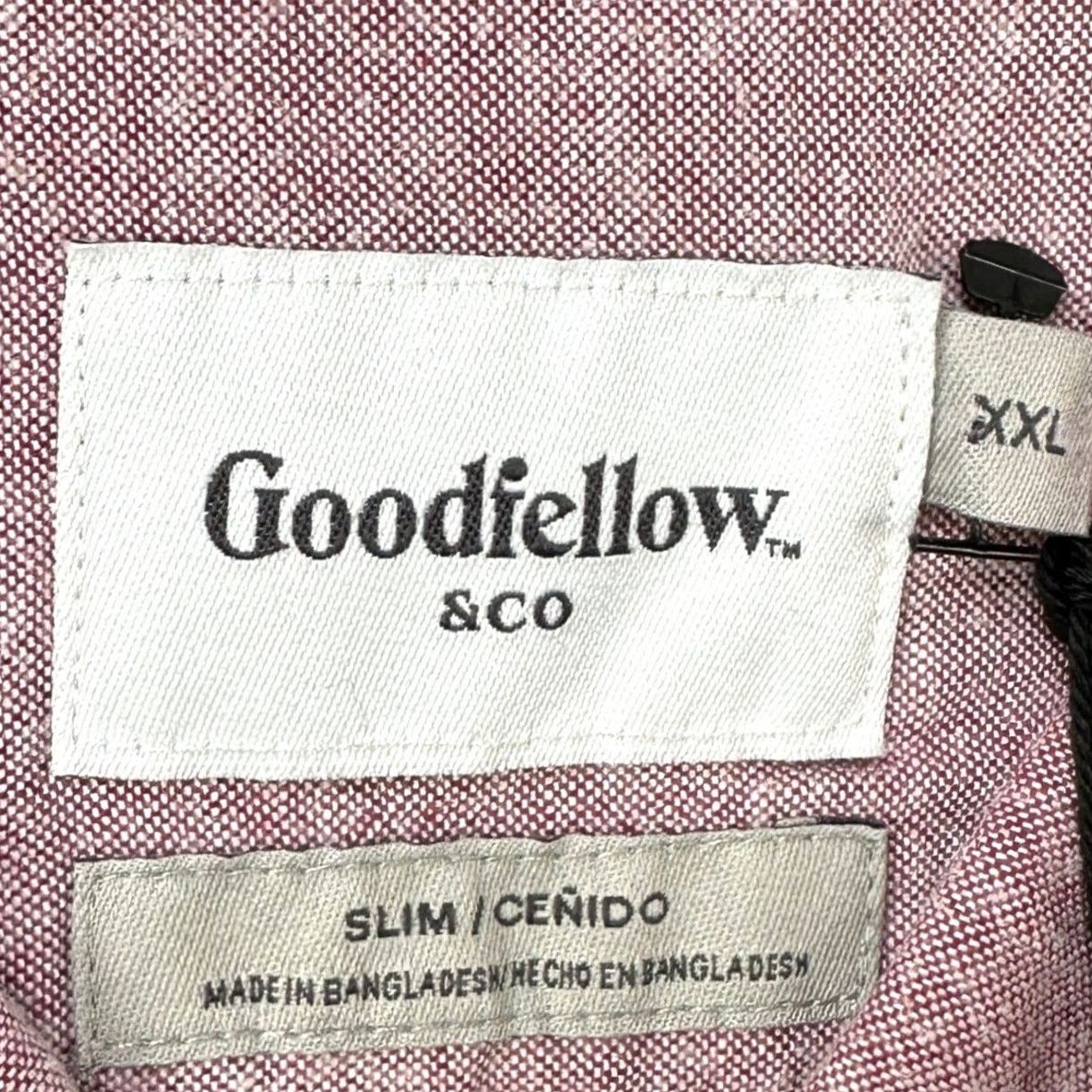Vintage VINTAGE Goodfellow & Co Shirt Button Down Mens 2XL Pink Stretch Pocket Casual Slim Fit NEW Size US XXL / EU 58 / 5 - 4 Thumbnail