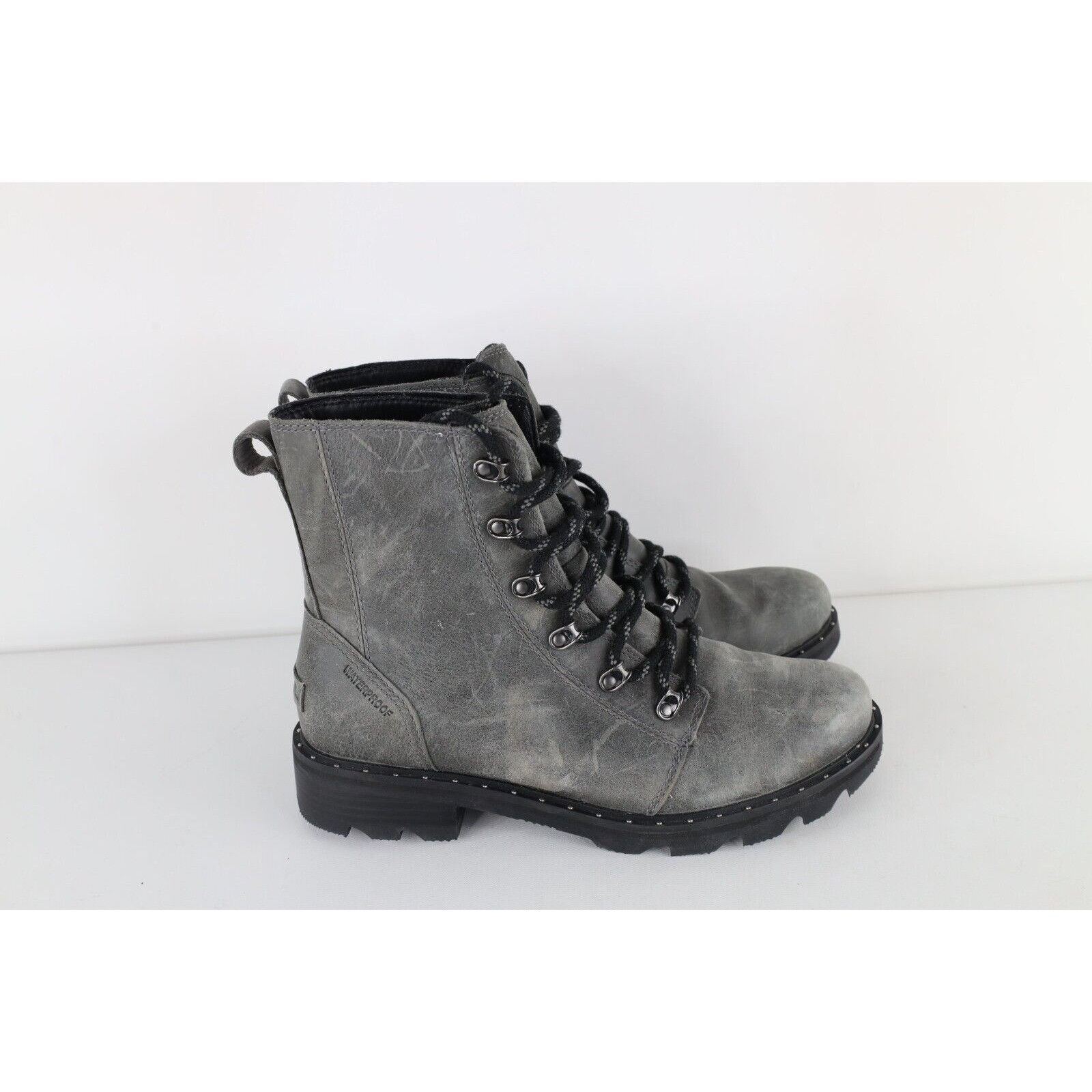 SOREL Sorel Waterproof Leather Lenox Lace Winter Combat Boots Size US 11 / IT 41 - 3 Thumbnail