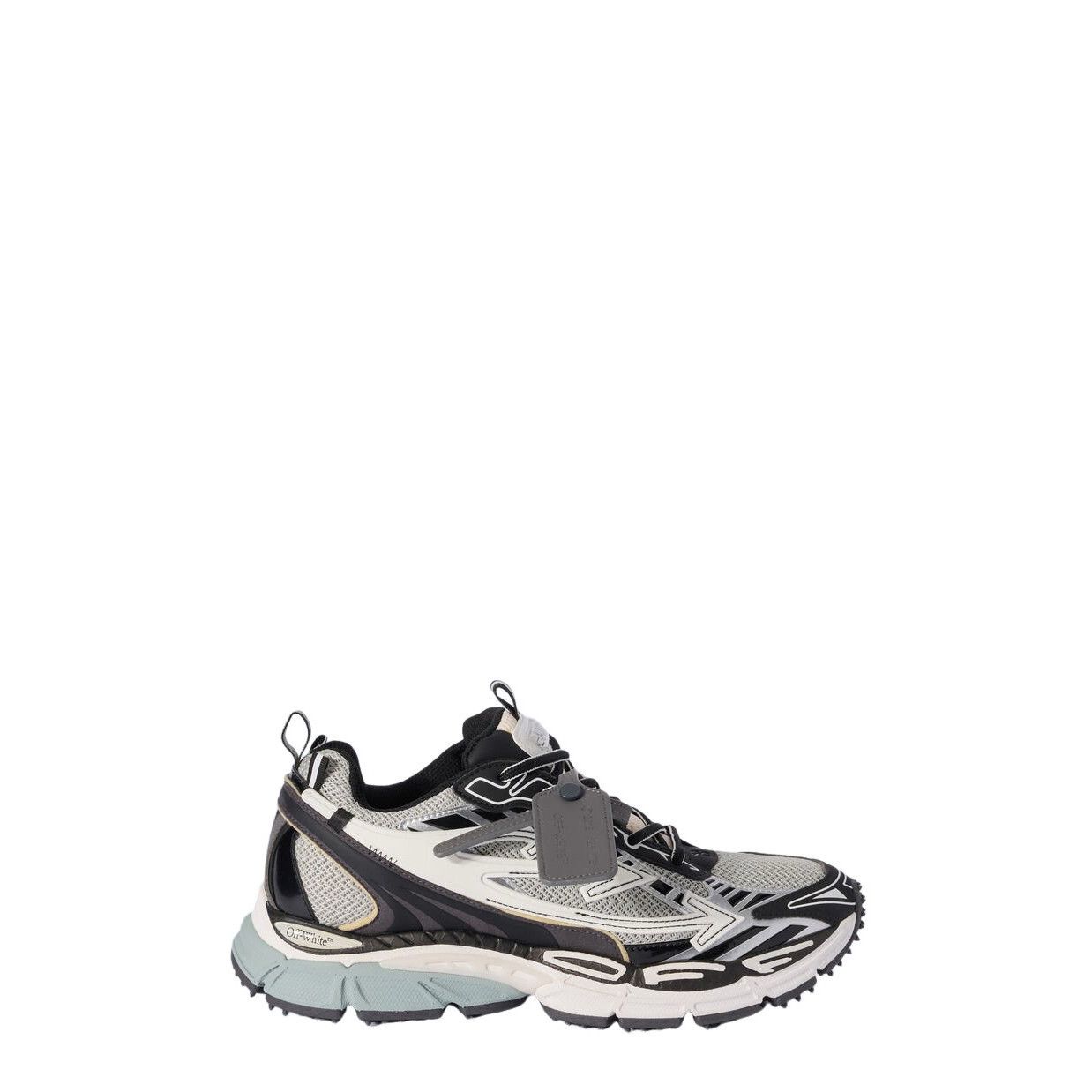 Off-White OFF-WHITE Be Right Back Men's Gray/White Sneakers New & Auth Size US 6 / EU 39 - 1 Thumbnail