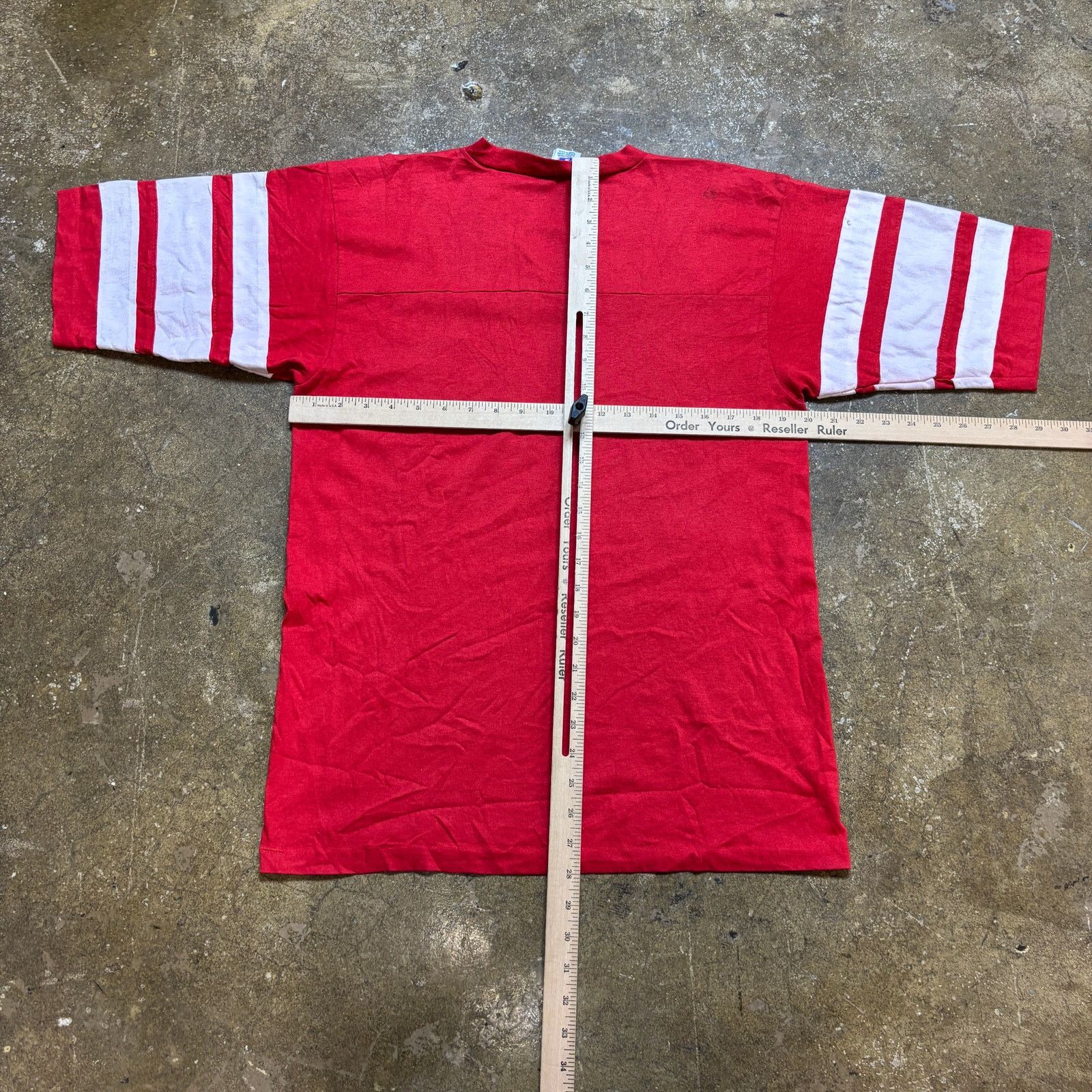 Logo 7 × Vintage Vintage 80s Wapak Redskins High School Single Stitch Shirt M Size US M / EU 48-50 / 2 - 3 Thumbnail