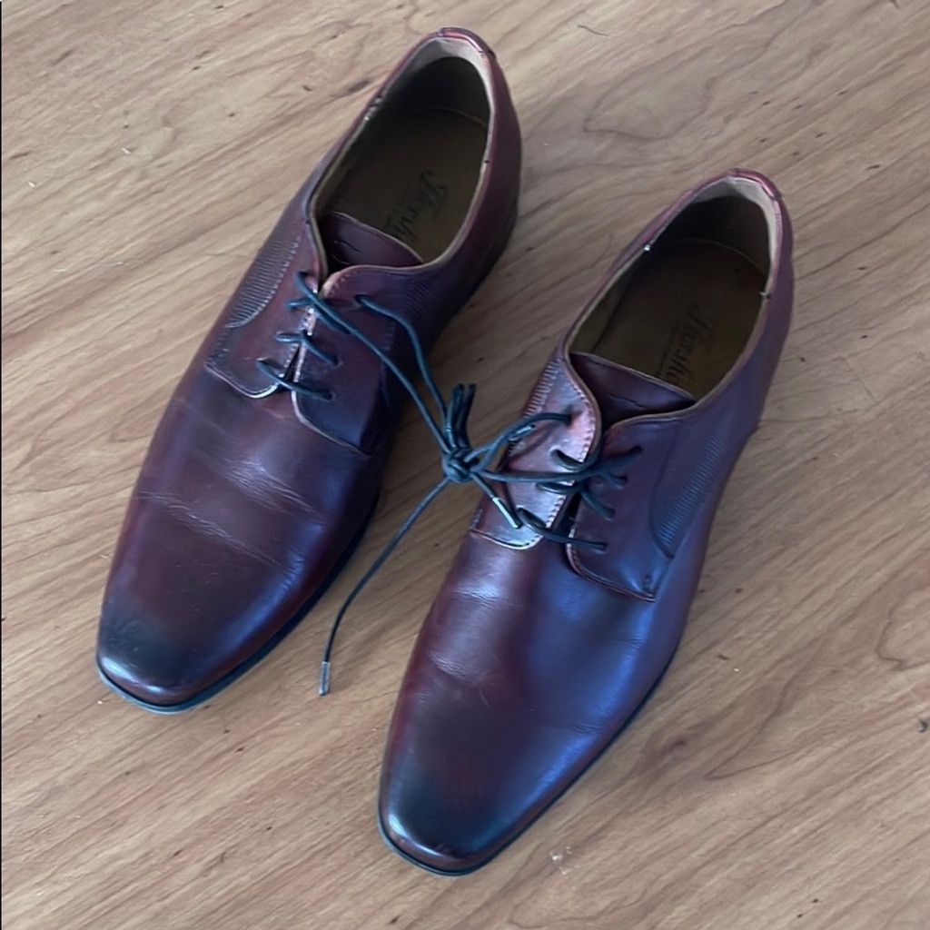Florsheim Florsheim Men's Redish Brown Leather Cap-toe Shoes size 9 Size US 9 / EU 42 - 6 Thumbnail