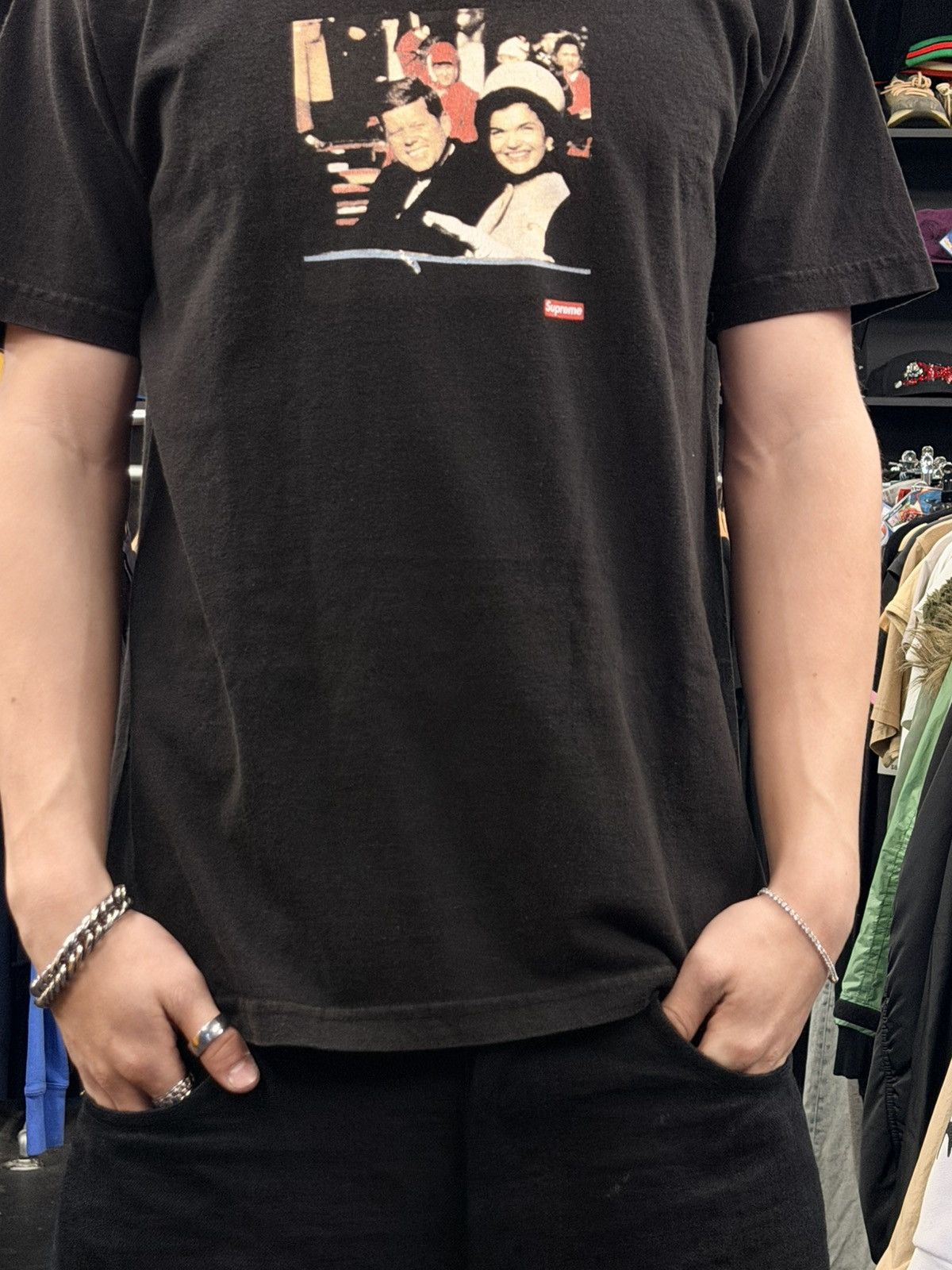 Supreme Supreme JFK T-Shirt Size US M / EU 48-50 / 2 - 2 Thumbnail