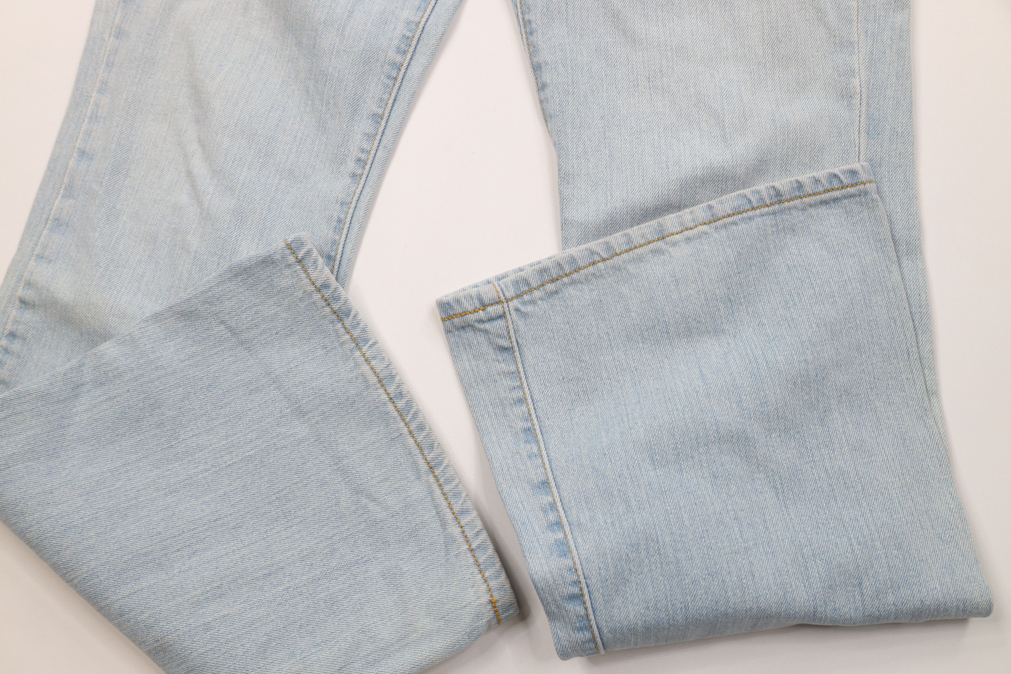 Levi's Vintage Y2K 2005 Levis 519 Rise Flared Denim Jeans Blue Size 30" / US 8 / IT 44 - 6 Thumbnail