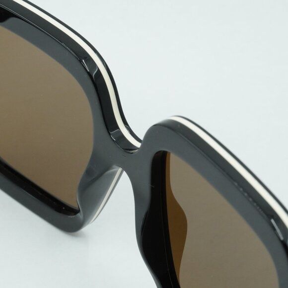Gucci Gucci GG1241S 001 Sunglasses Black Square Frame, Brown Size ONE SIZE - 9 Thumbnail