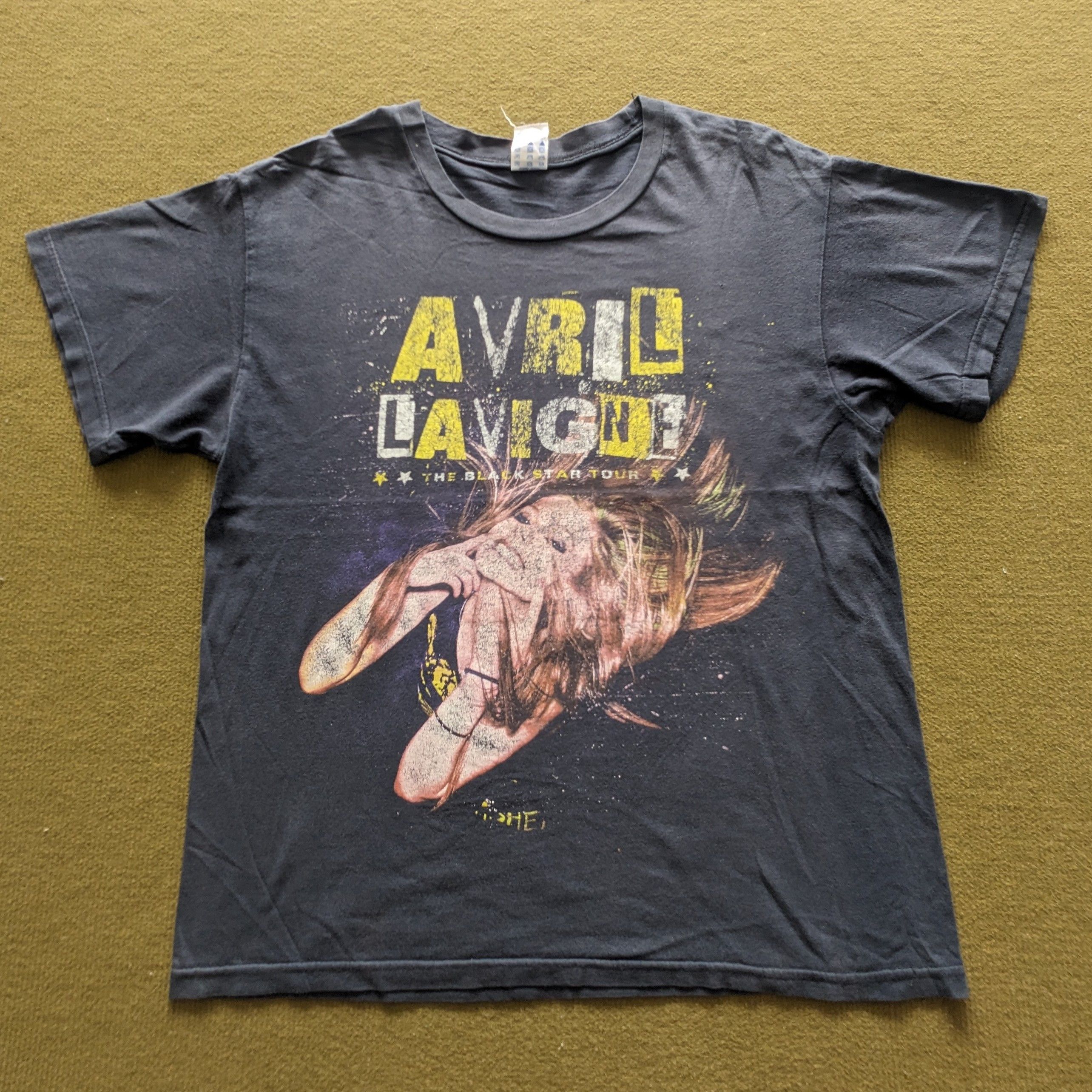 Vintage Avril Lavigne The Black Star Tour T-shirt