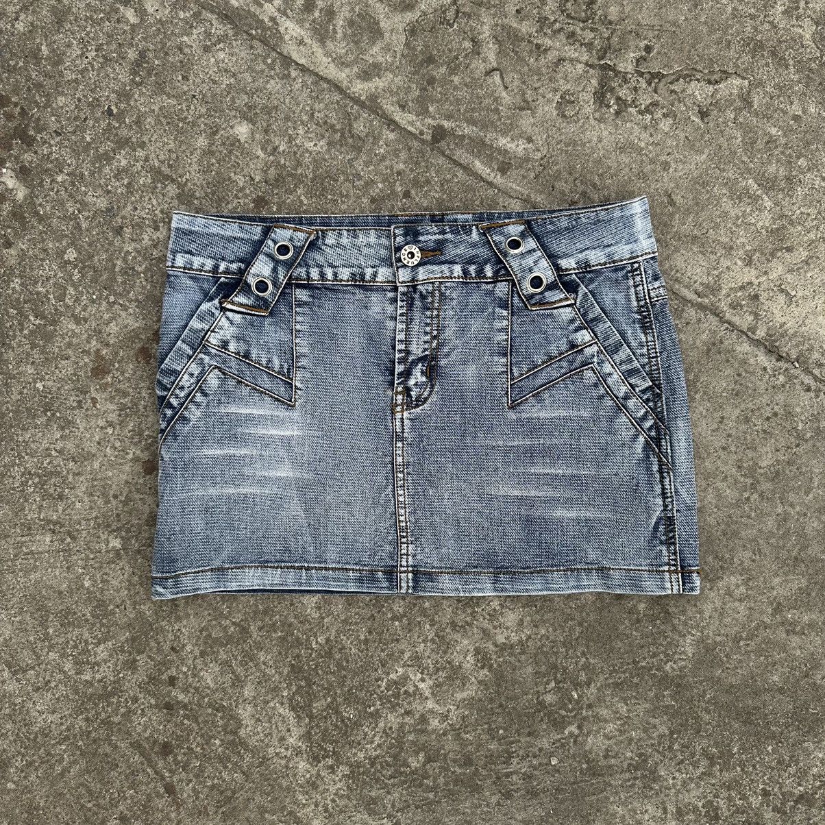 Japanese Brand × Vintage Vintage Japanese Style Mini Skirt Grunge Avant-garde Y2K 00s Size 32" / US 10 / IT 46 - 1 Thumbnail