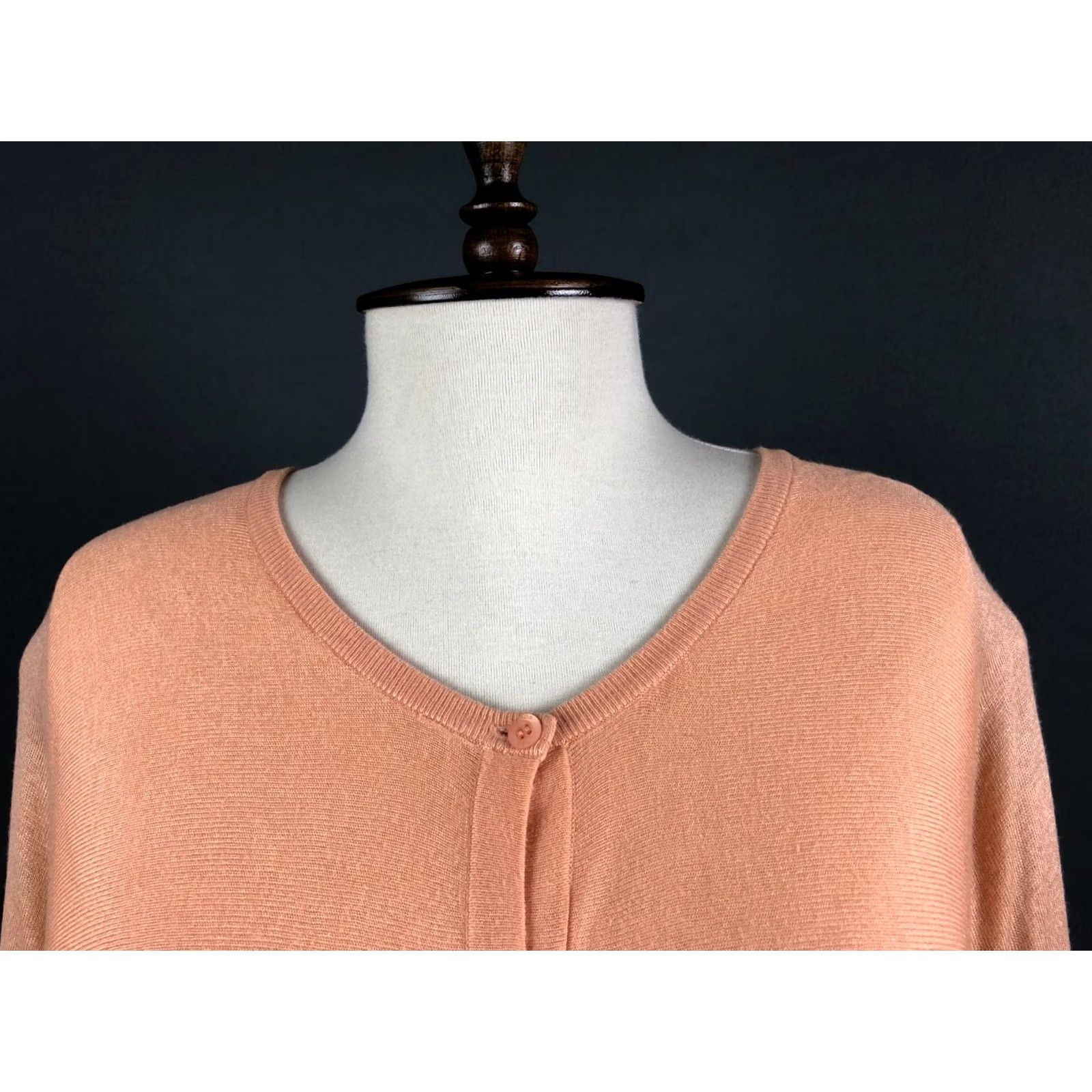 Escada VINTAGE ESCADA Cardigan Womens S Orange Women Size Viscose Lightweight Size S / US 4 / IT 40 - 6 Thumbnail