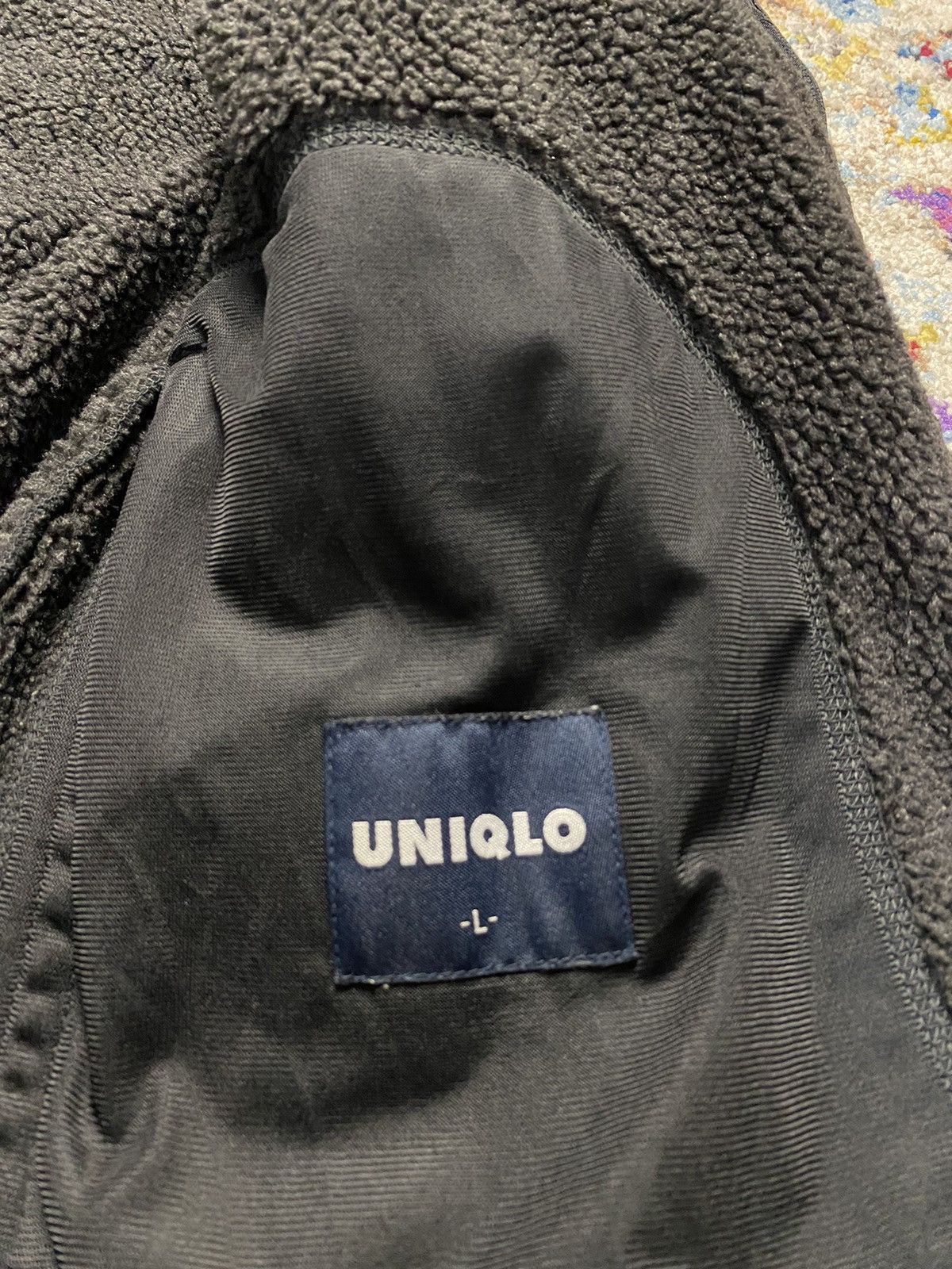 Uniqlo × Vintage 90s Uniqlo Pile Lined Fleece Full-Zip High Collared Jackets Size US L / EU 52-54 / 3 - 6 Thumbnail