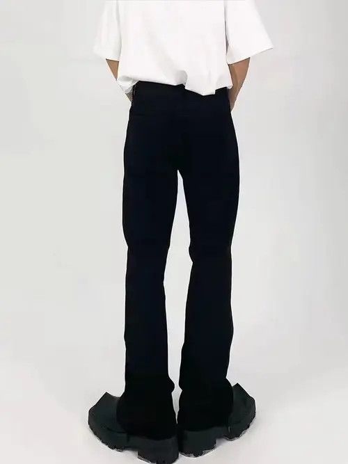 VIBE Washed nightfall black micro flare baggy jeans Size US 30 / EU 46 - 3 Thumbnail