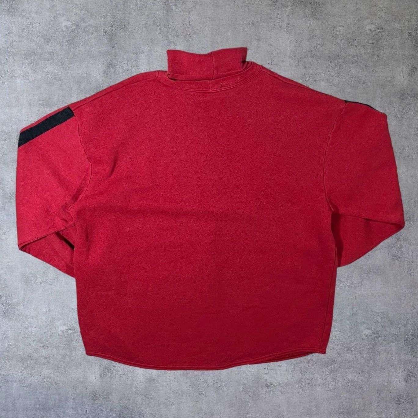NCAA VINTAGE Majestic NCAA Ohio State Buckeyes Embroidered College Turtle Roll Neck Sweatshirt XL Red Mens Sweatshirt Size US XL / EU 56 / 4 - 2 Thumbnail