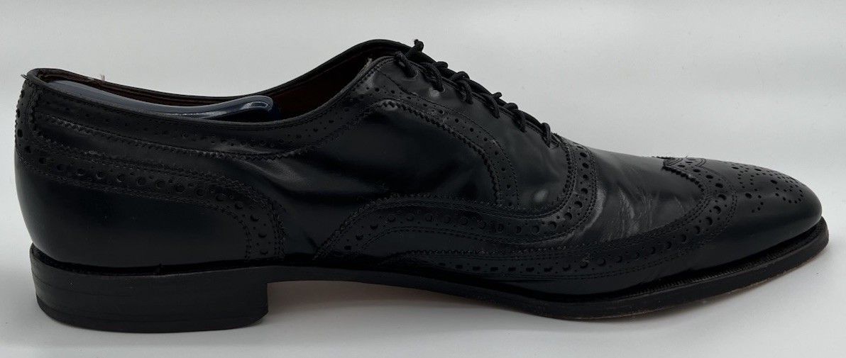 Allen Edmonds Allen Edmonds "MCALLISTER" Wingtip Black Leather Oxford 15AA Size US 15 / EU 48 - 6 Thumbnail