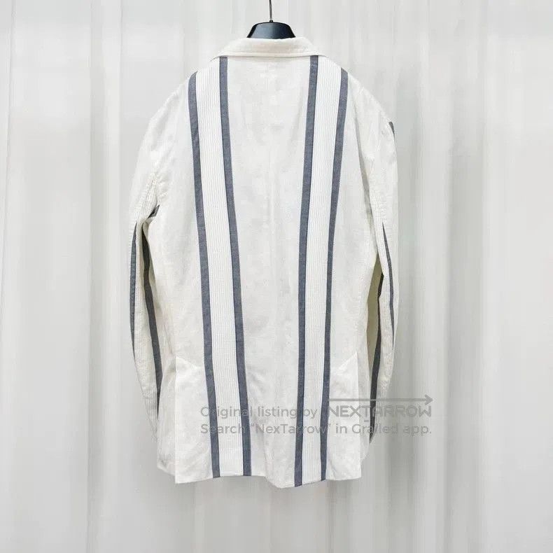 Japanese Brand Kenzo Stripe Floral Blazer Jacket. Size US M / EU 48-50 / 2 - 2 Thumbnail